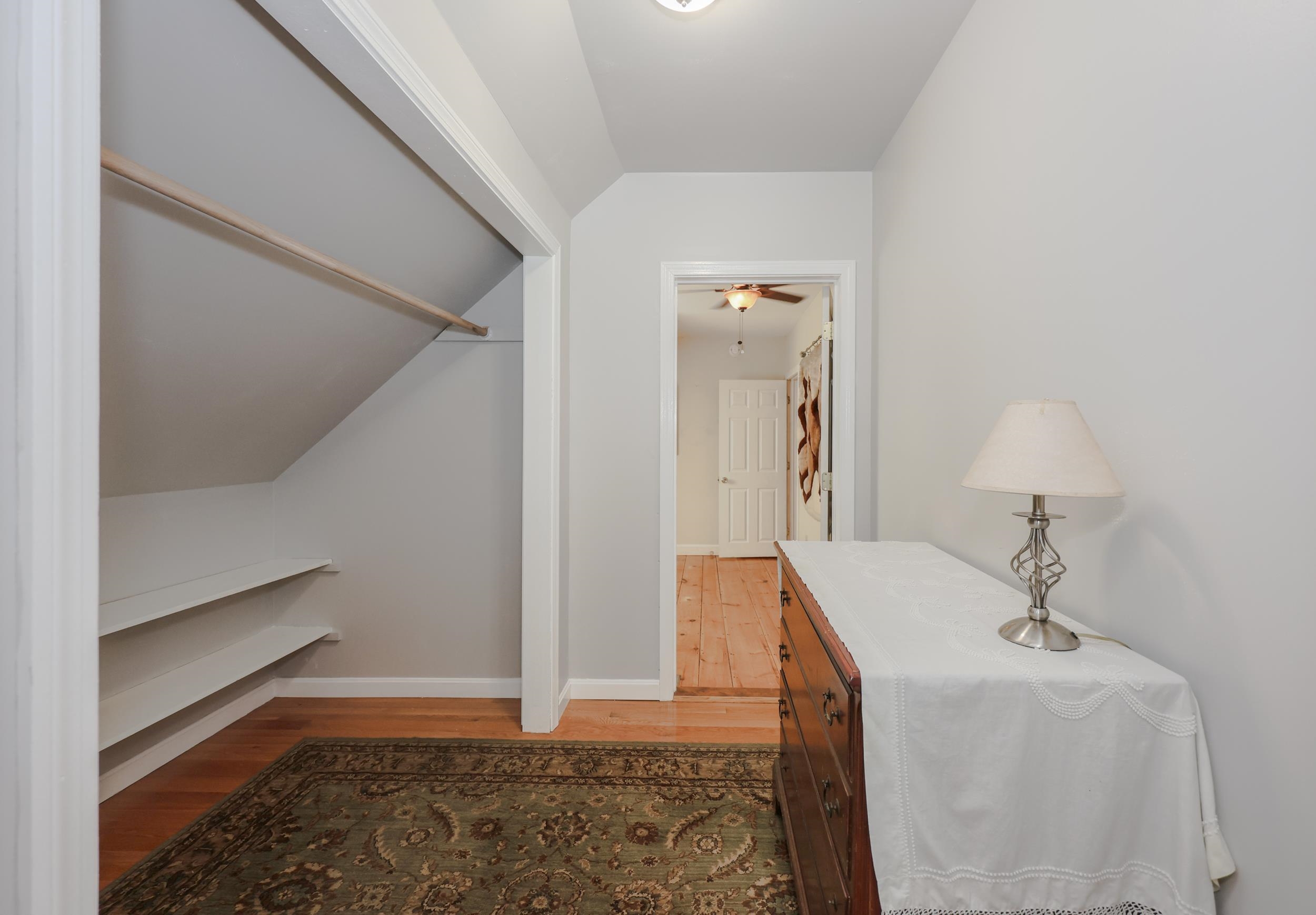 Bedroom/Bonus room closet hallway