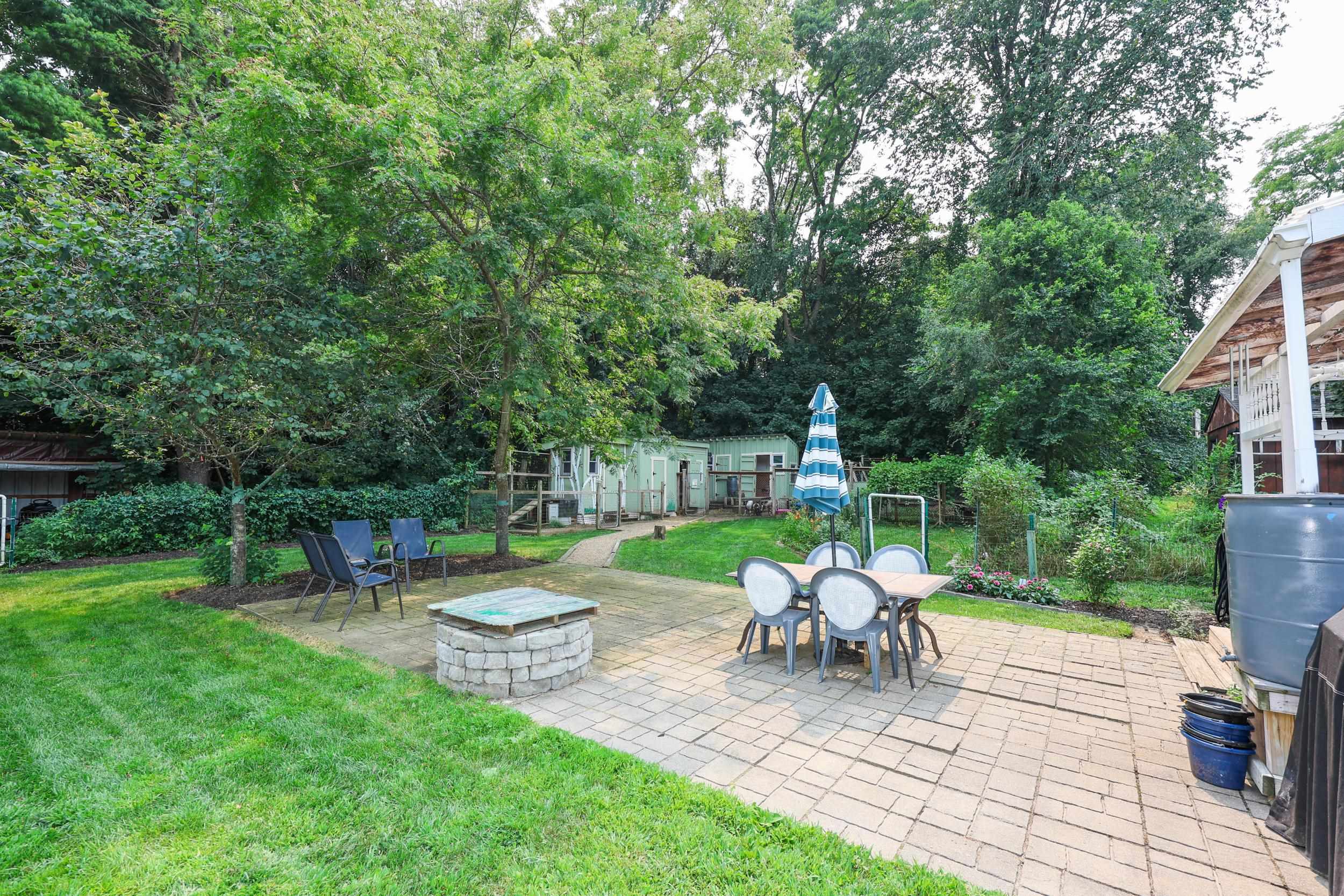 Backyard patio