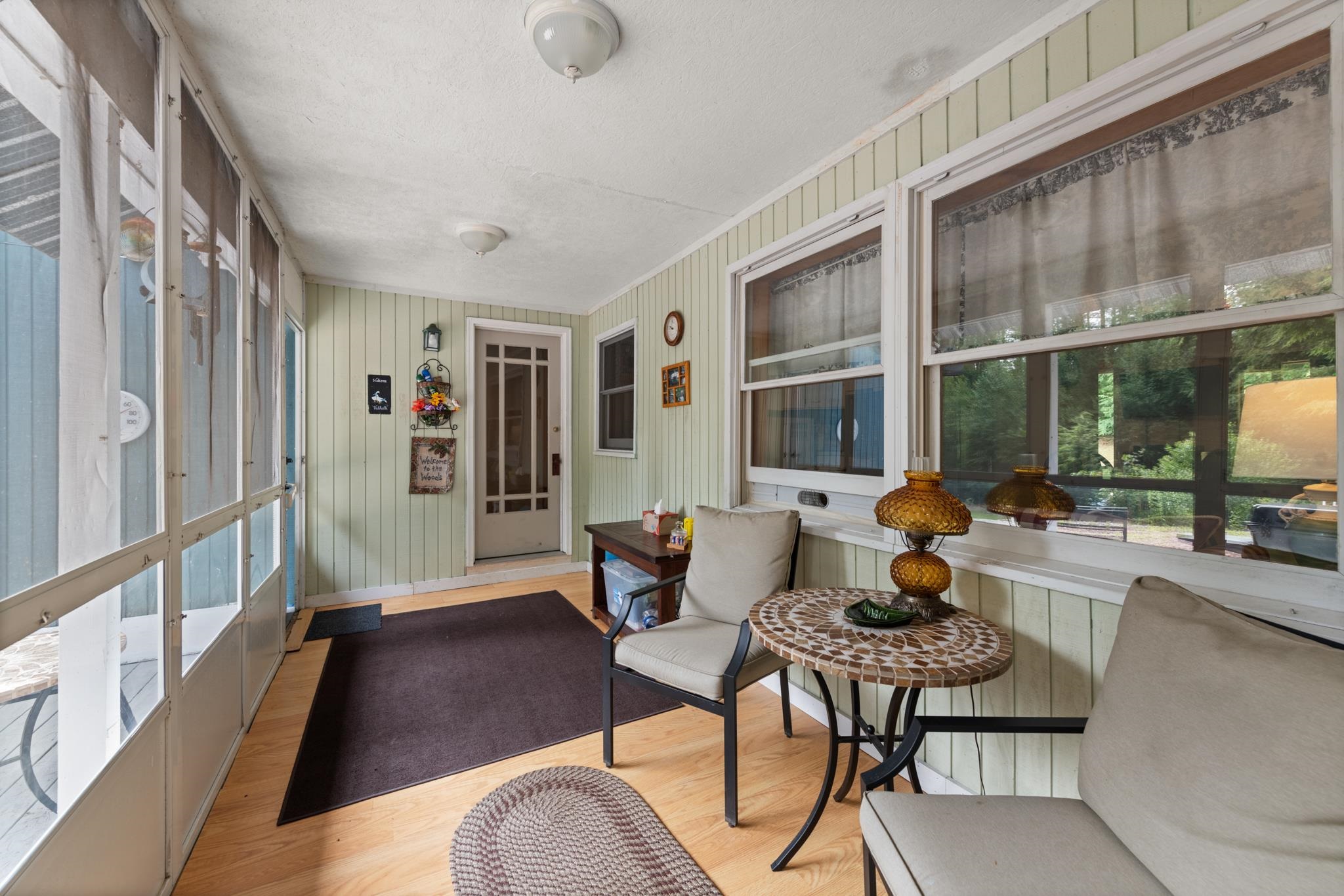 Enclosed porch