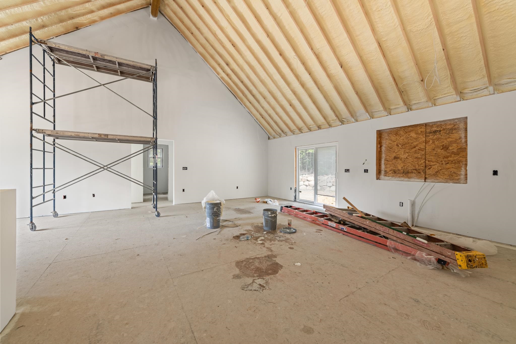 Ceiling will be T&G Knotty Pine