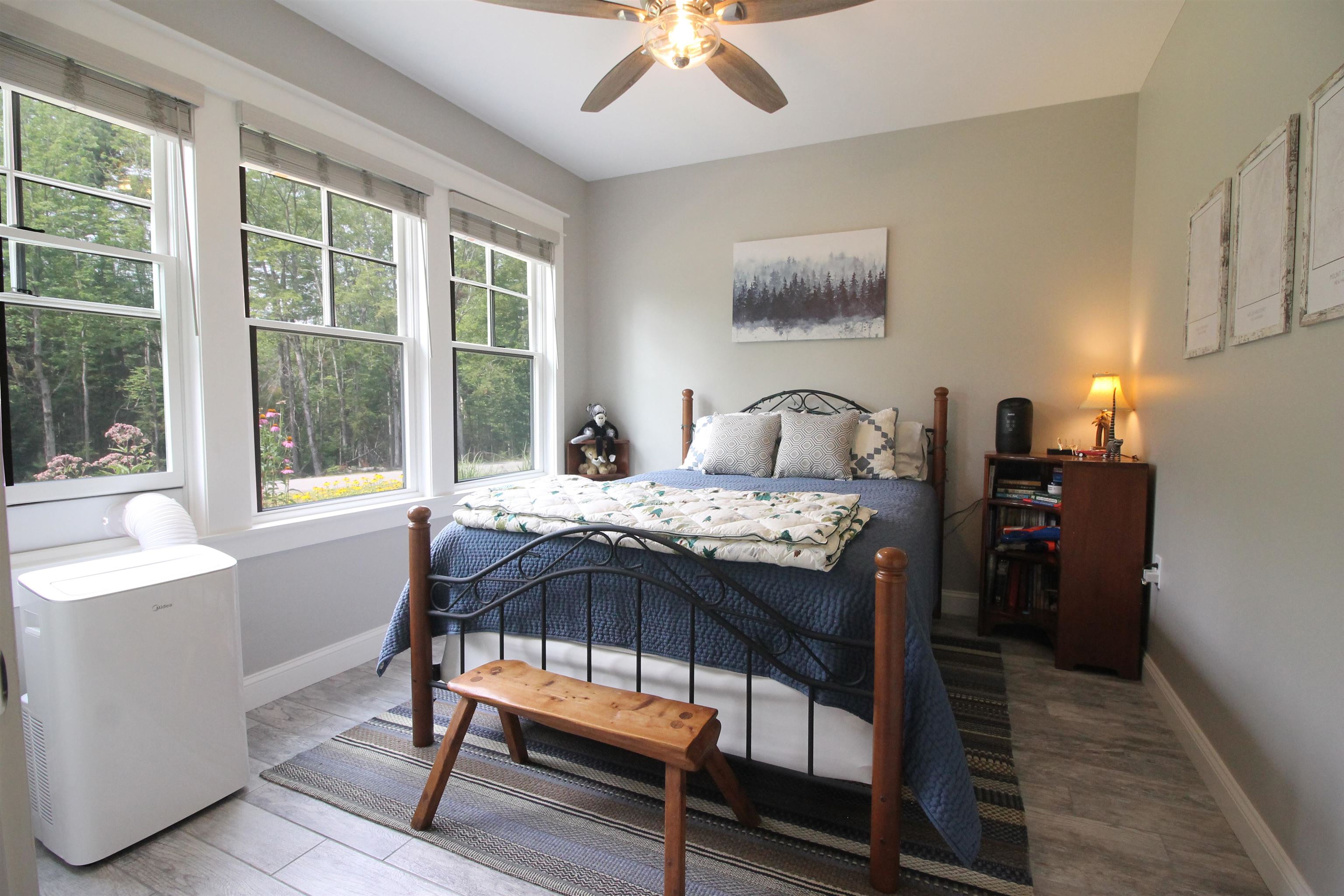 Bedroom 3 can easily fit a queen sized bed