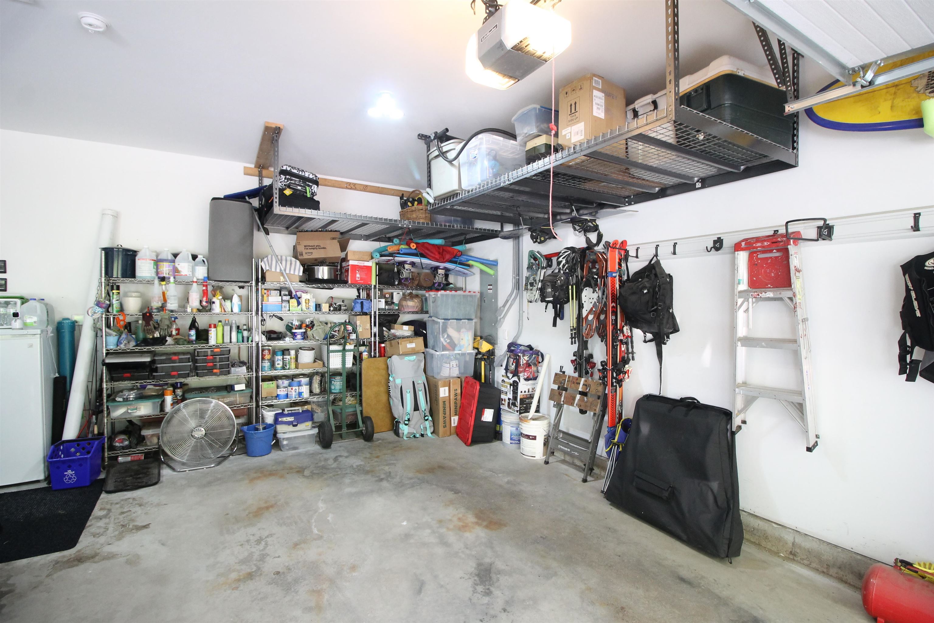 Plenty of space with shelving and storage areas.