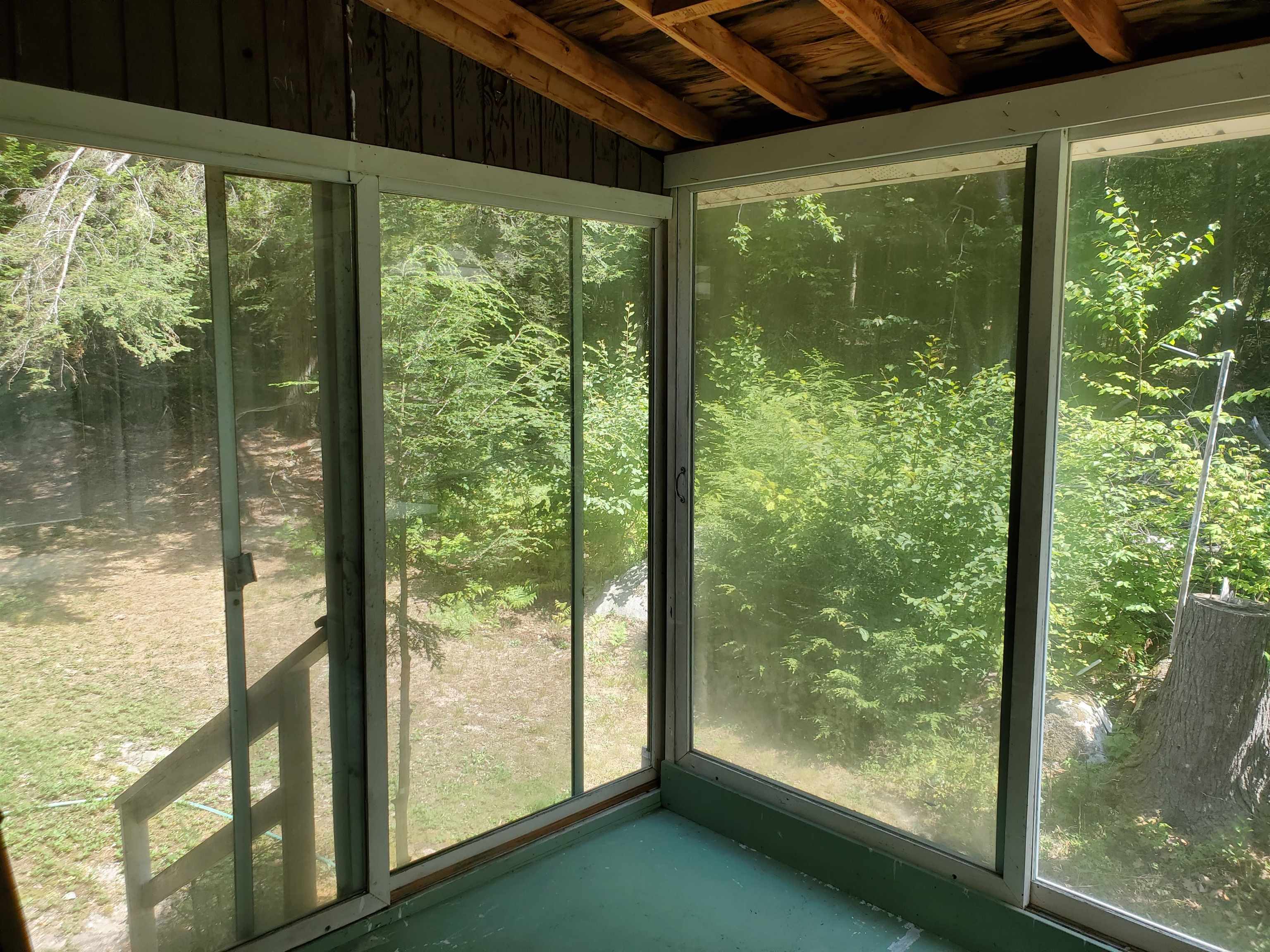upper level enclosed porch
