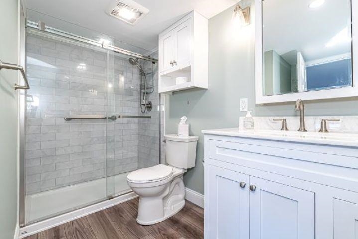 bathroom lower level