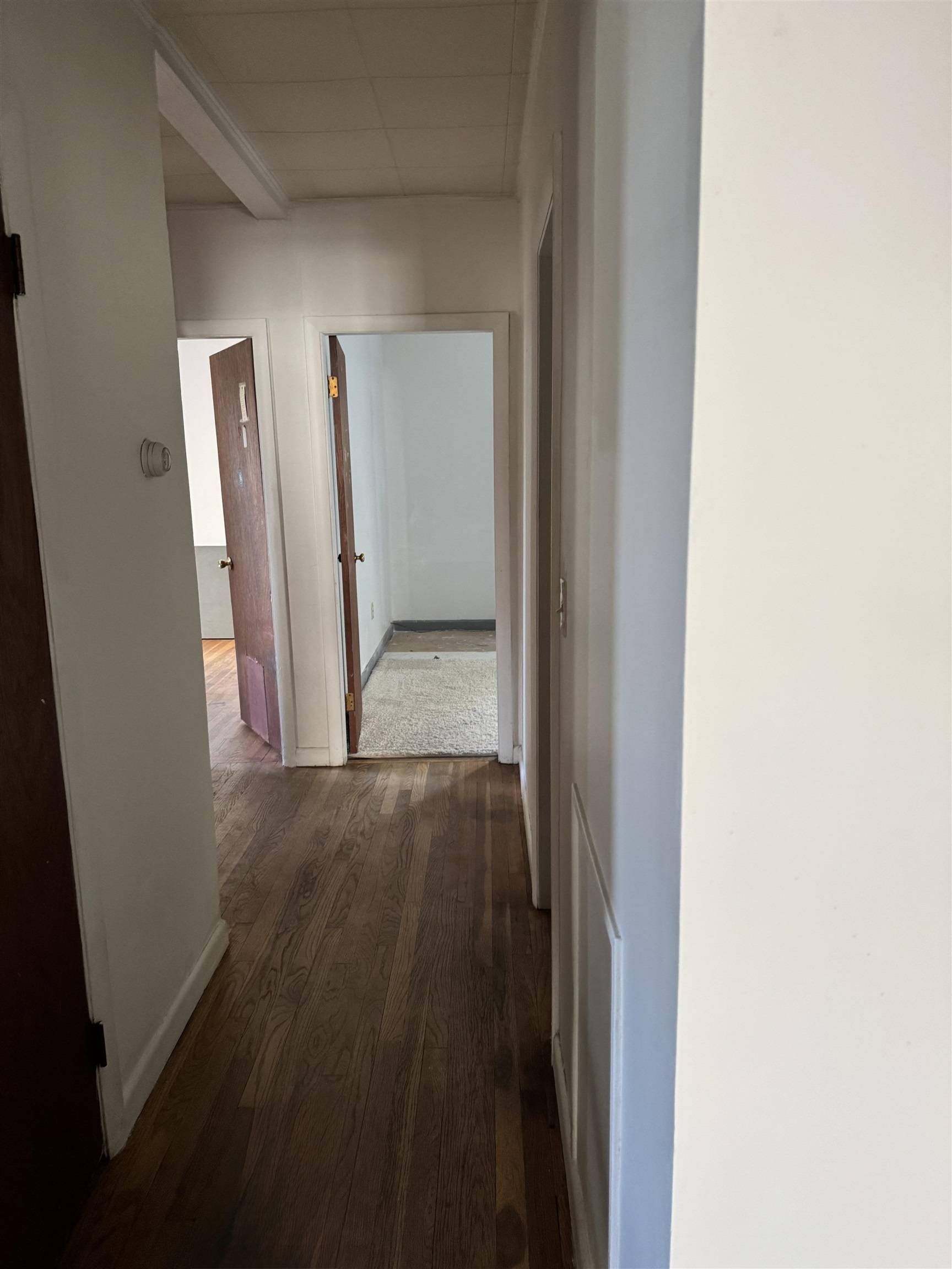 Hallway from kitchen area
