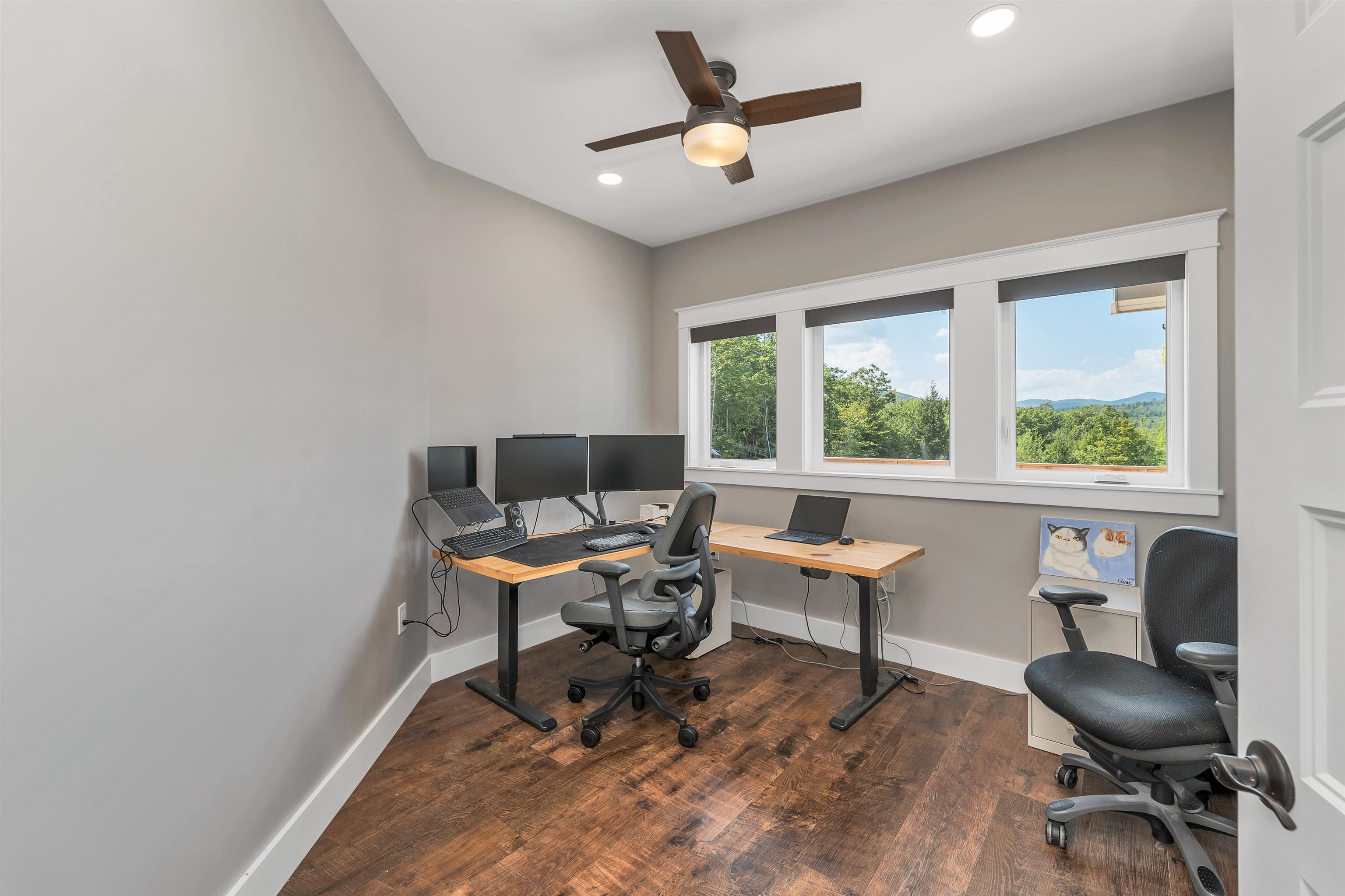 1st floor front office/den