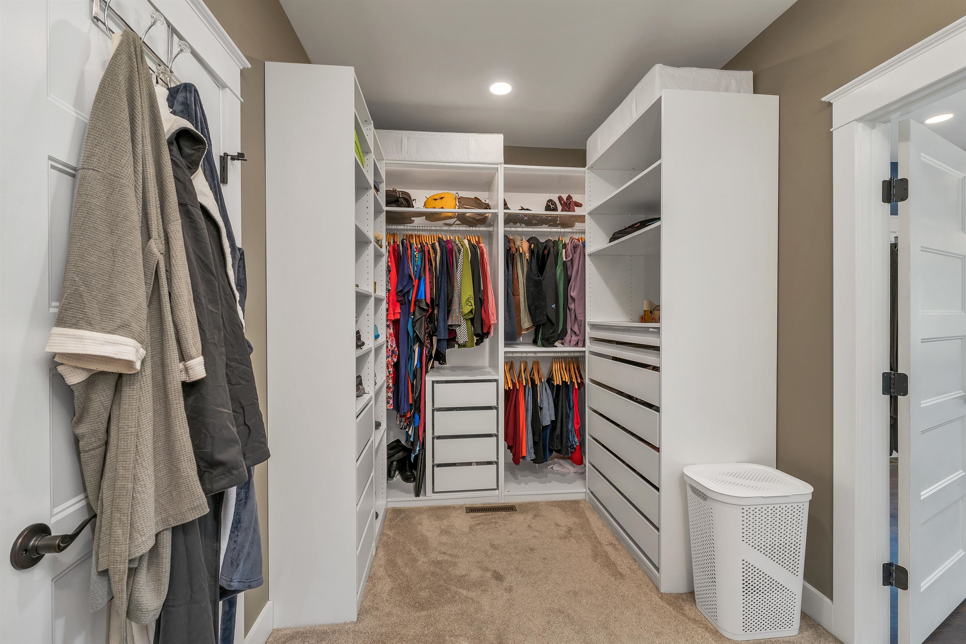 Primary walk-in closet