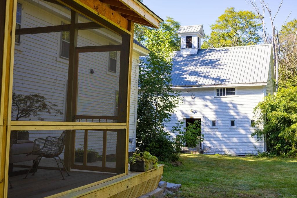 Barn Add to Backyard Privacy