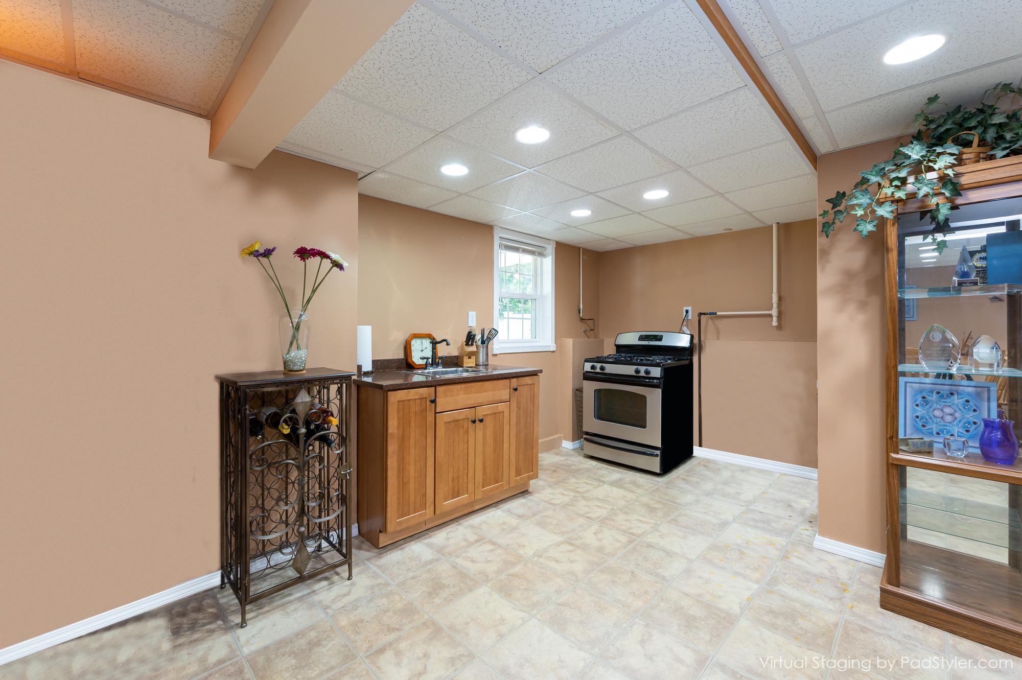 Kitchen in Potential ADU