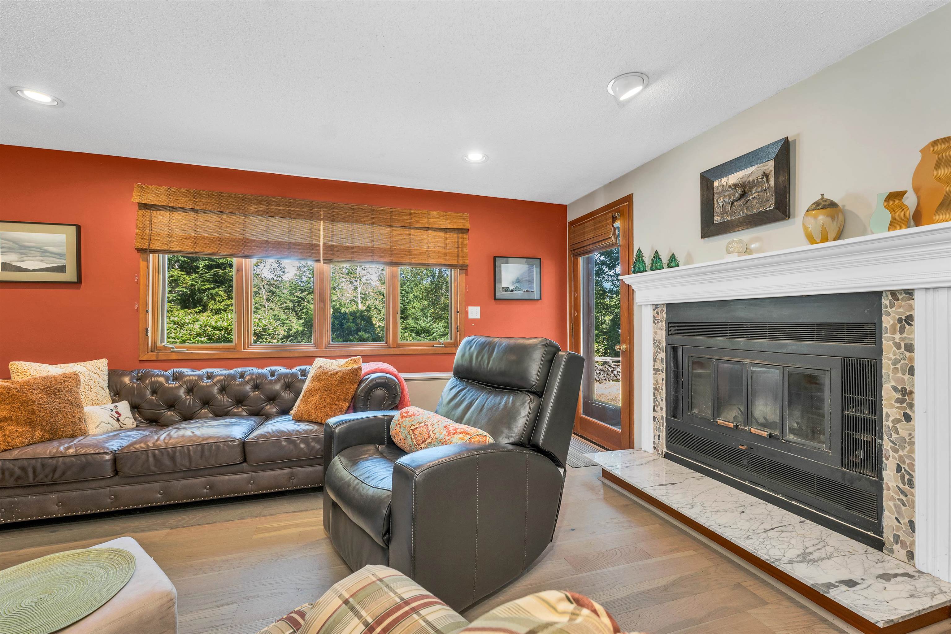 Den/ Office with Fireplace