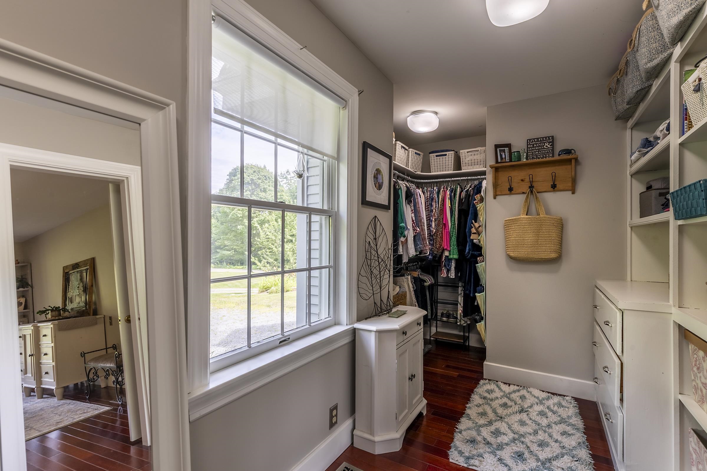 Primary walk in closet