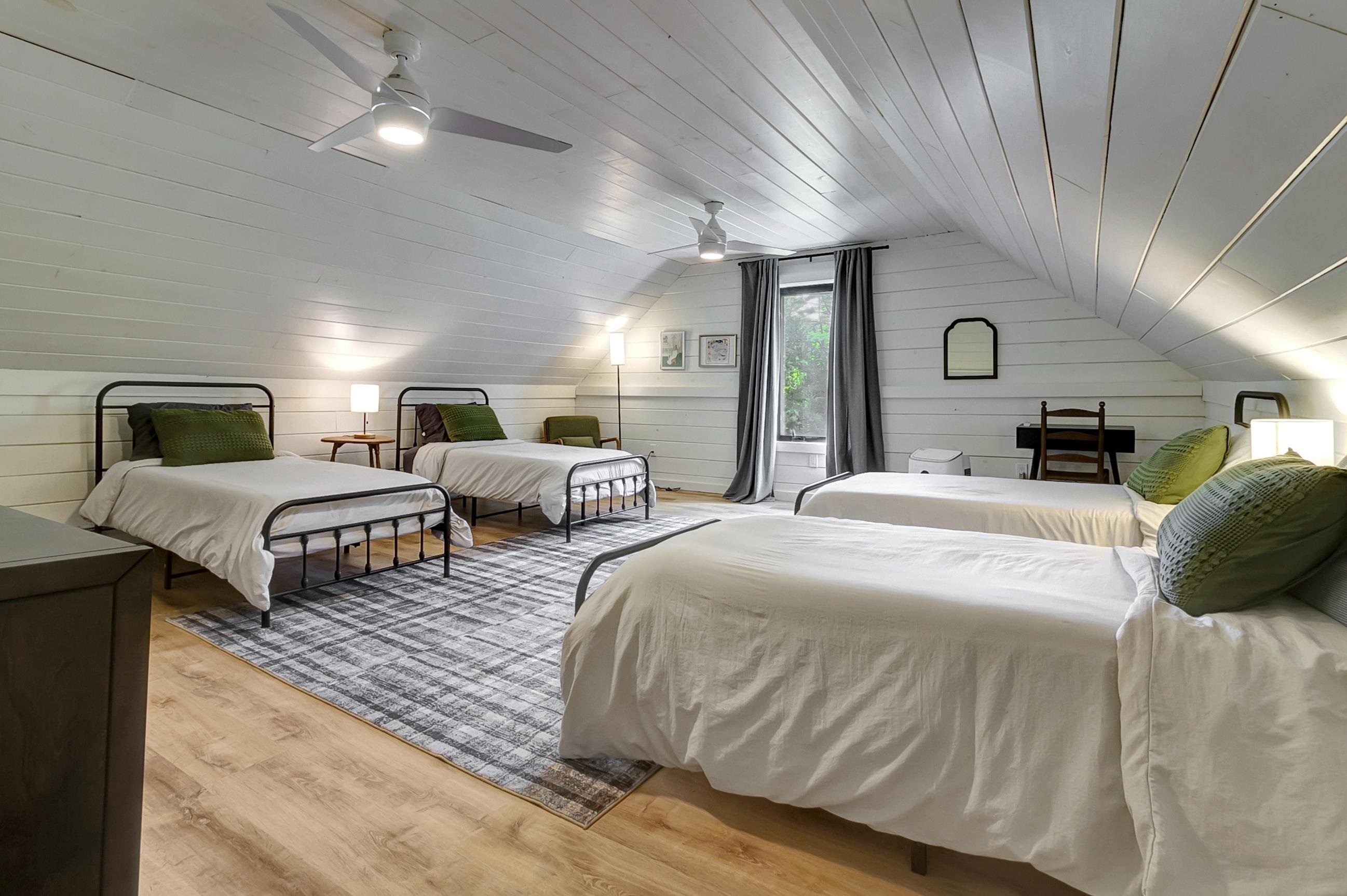 New addition bunk room or bonus room!