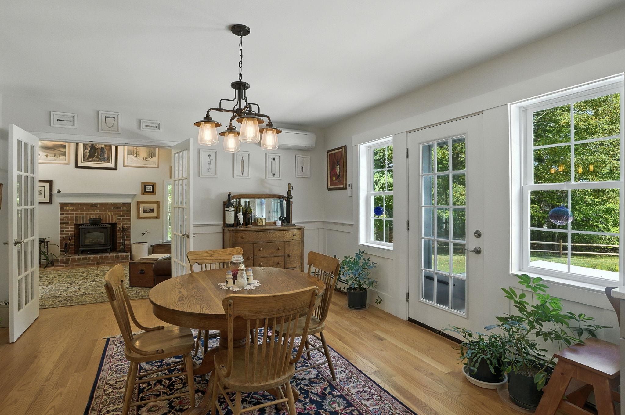Breakfast Room Opens to Deck