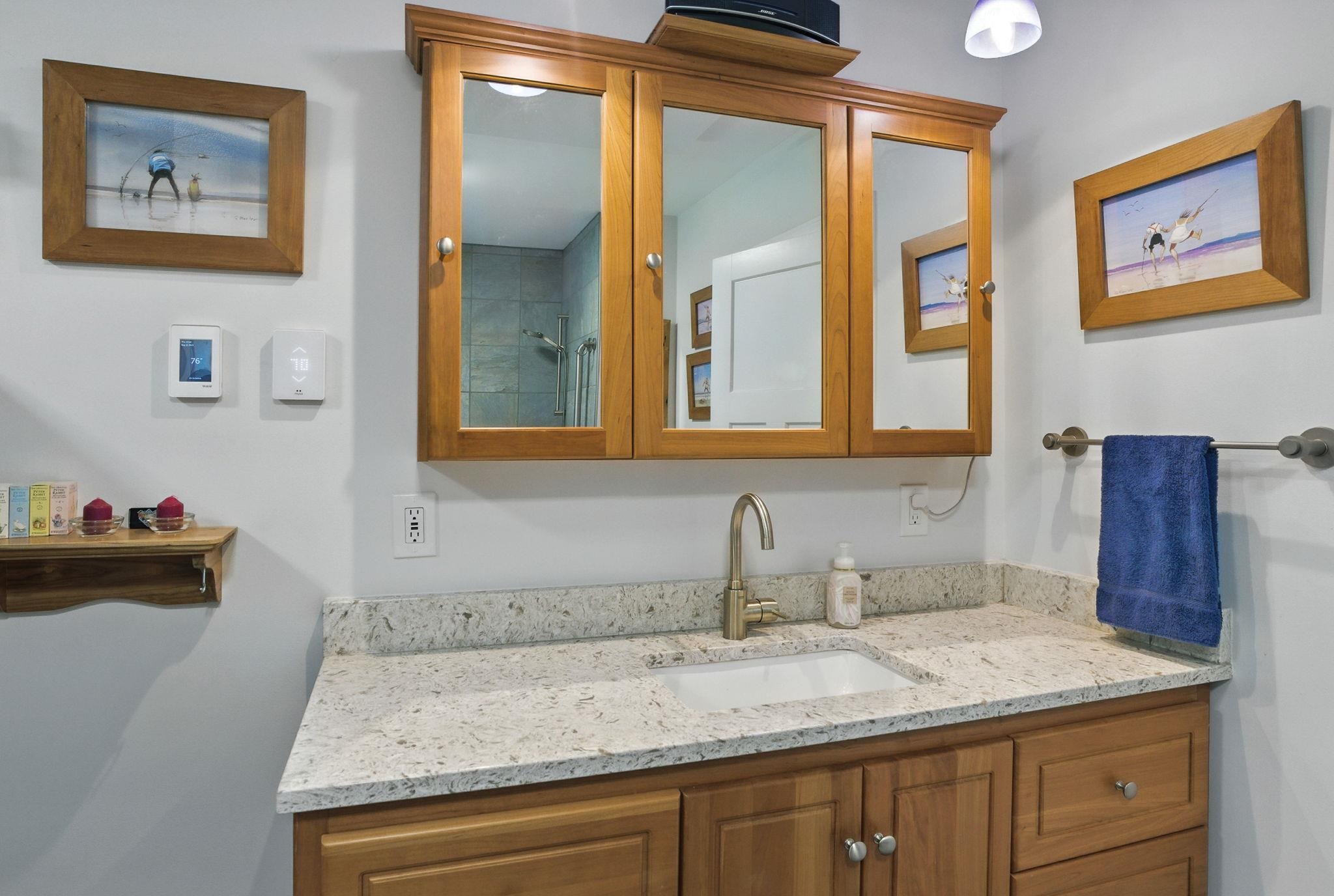 Stone Surface on Primary Bath Vanitiy