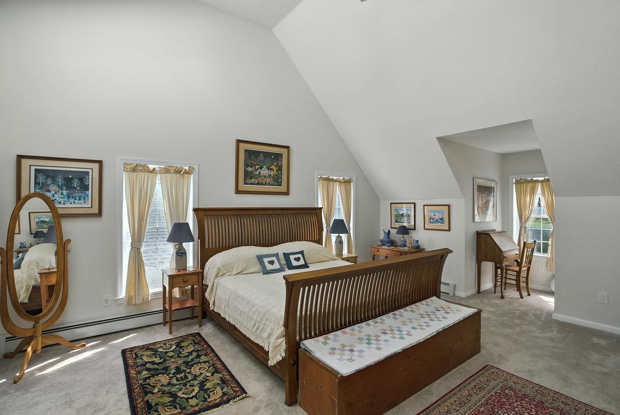 2nd Primary Bedroom with Vaulted Ceiling