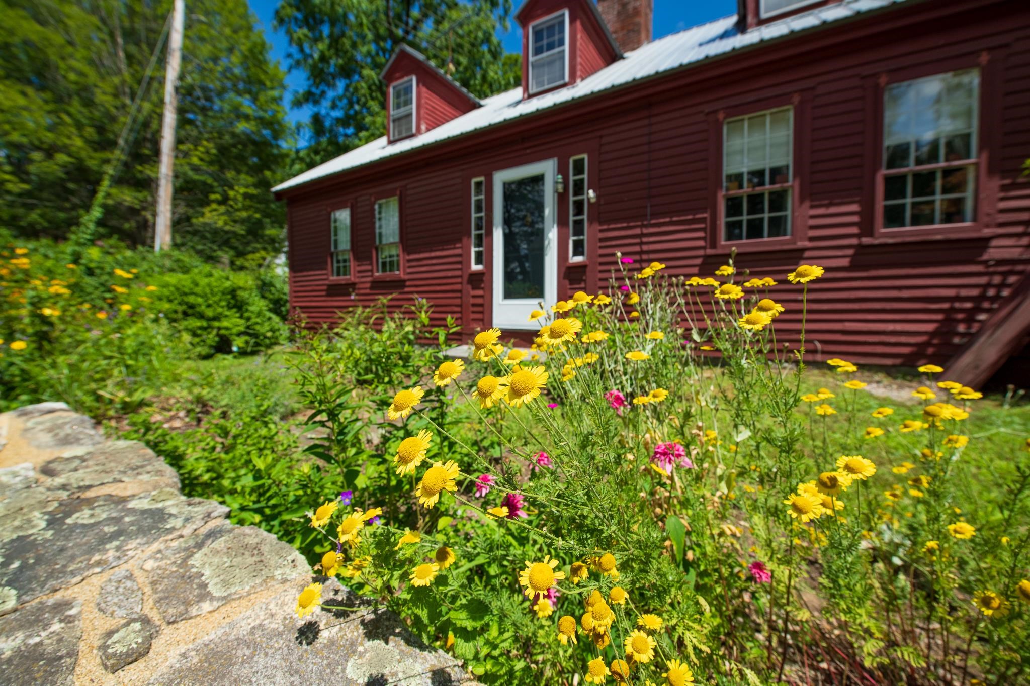 Tons of beautiful gardens in the front of the house