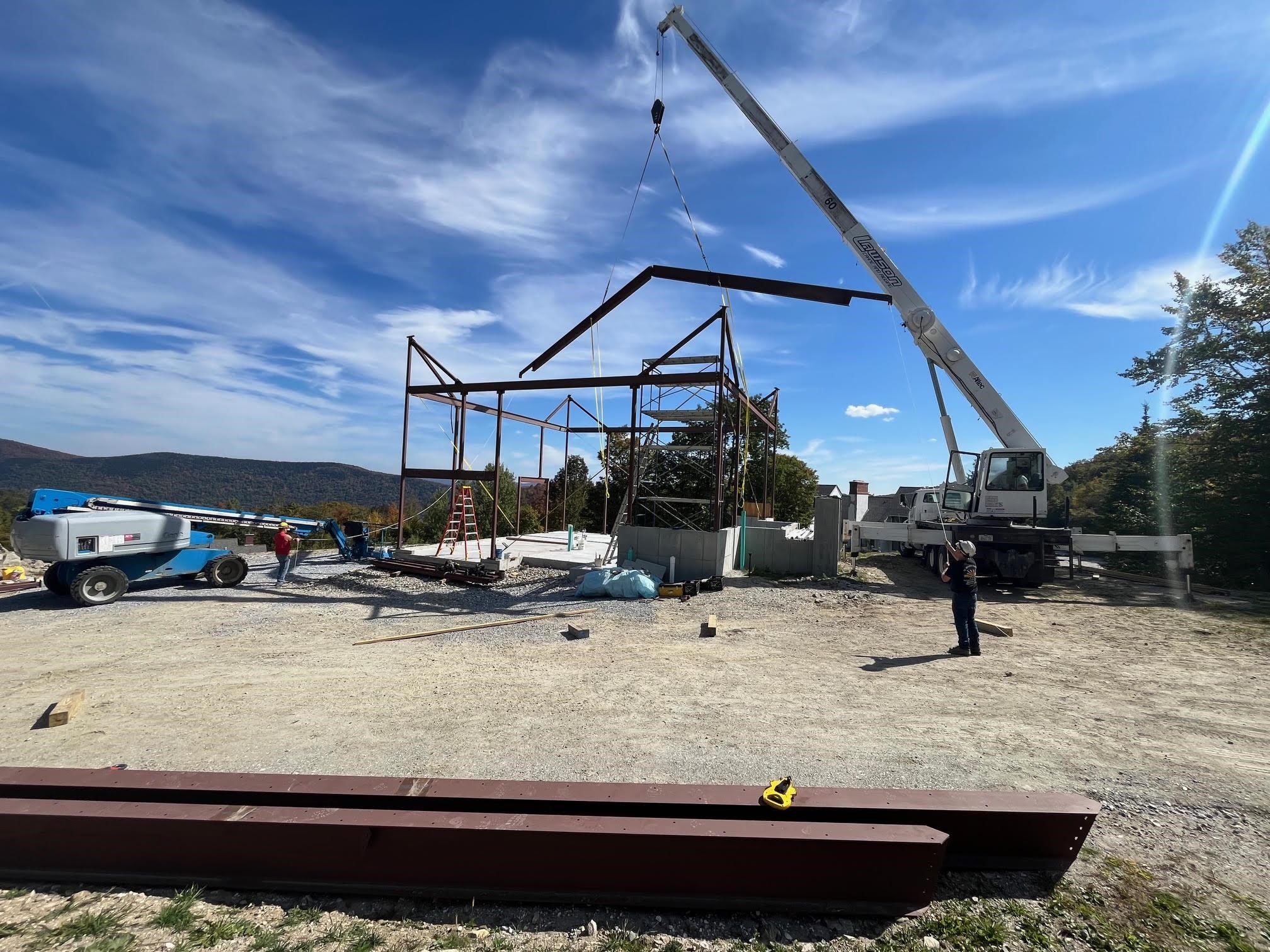 Construction as of September 19, 2025