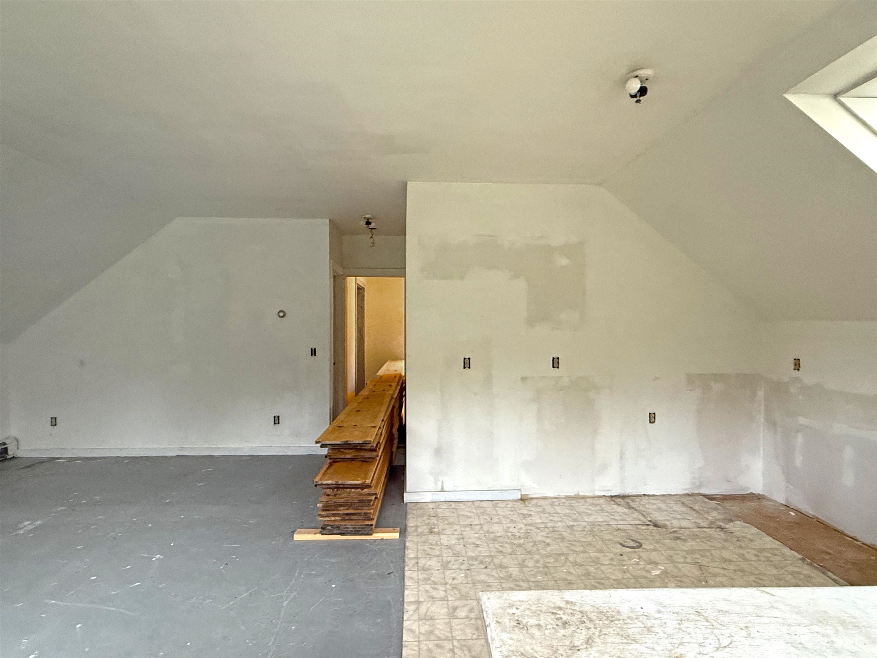 Apt Living Area to Beds