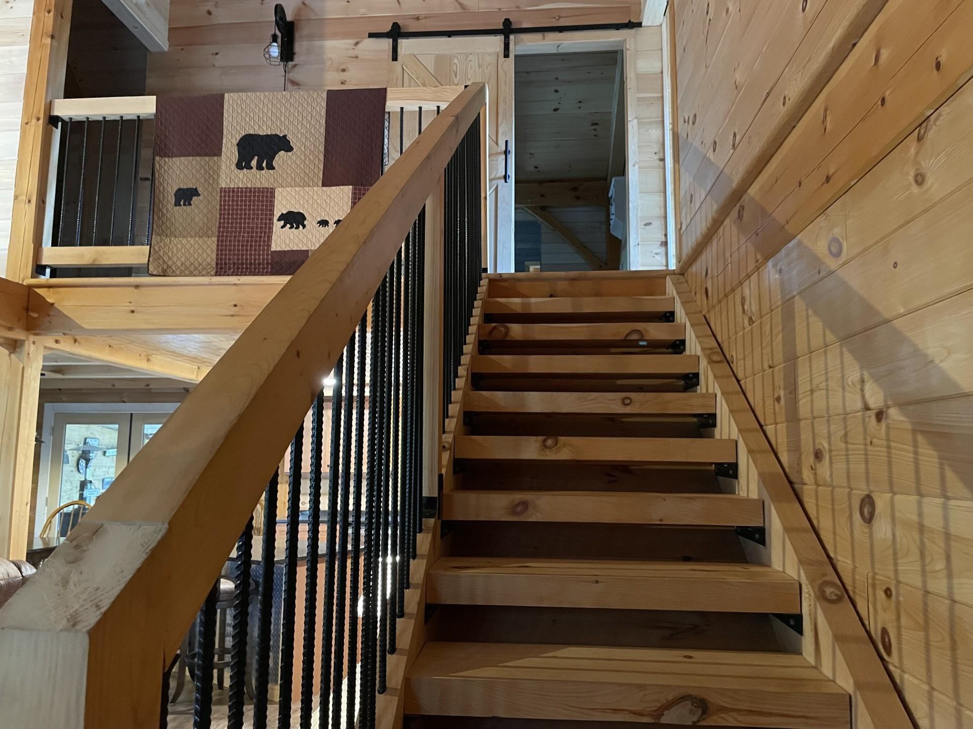 Stairway to Second Floor