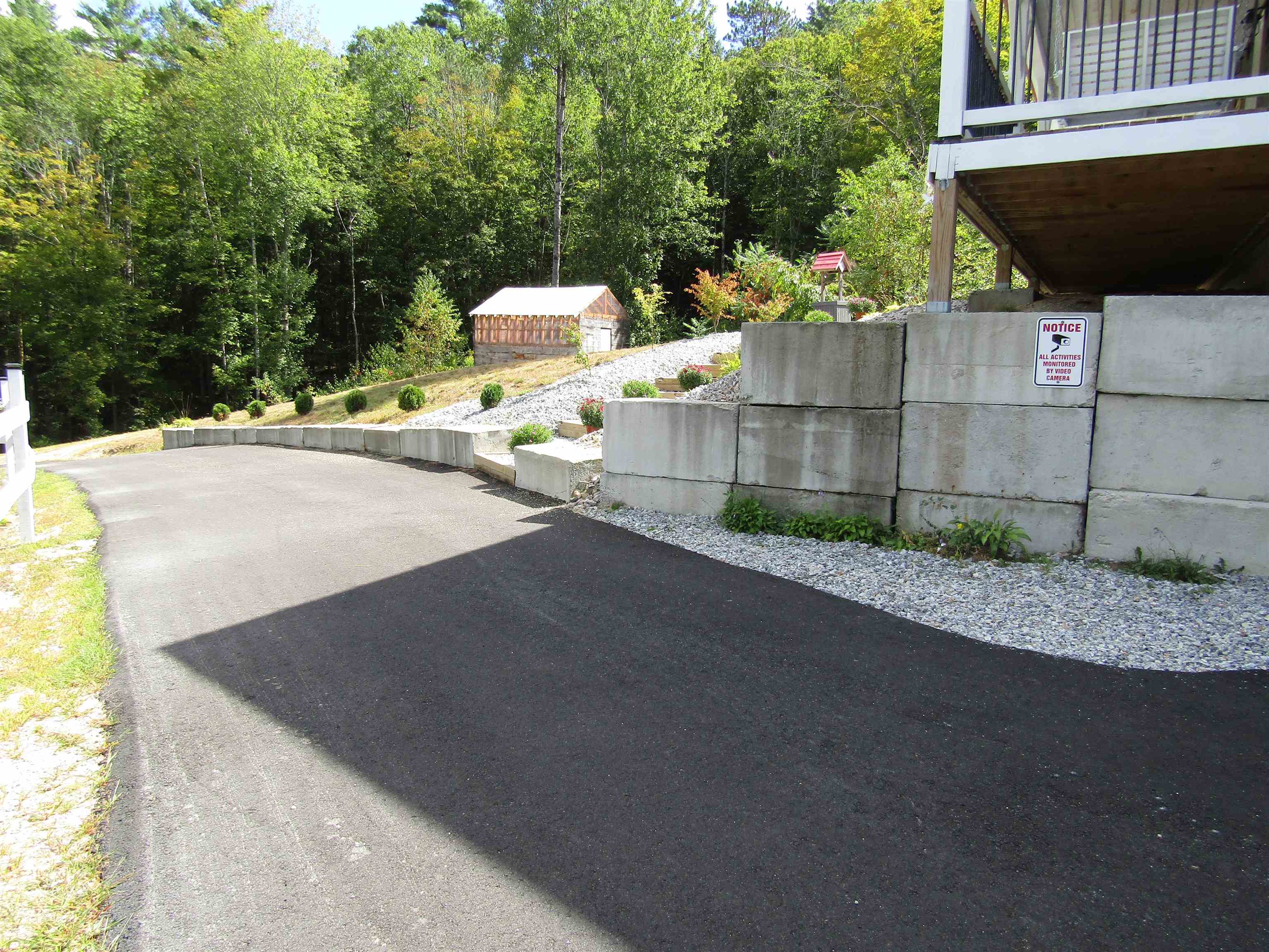 Driveway from Garage around Loop