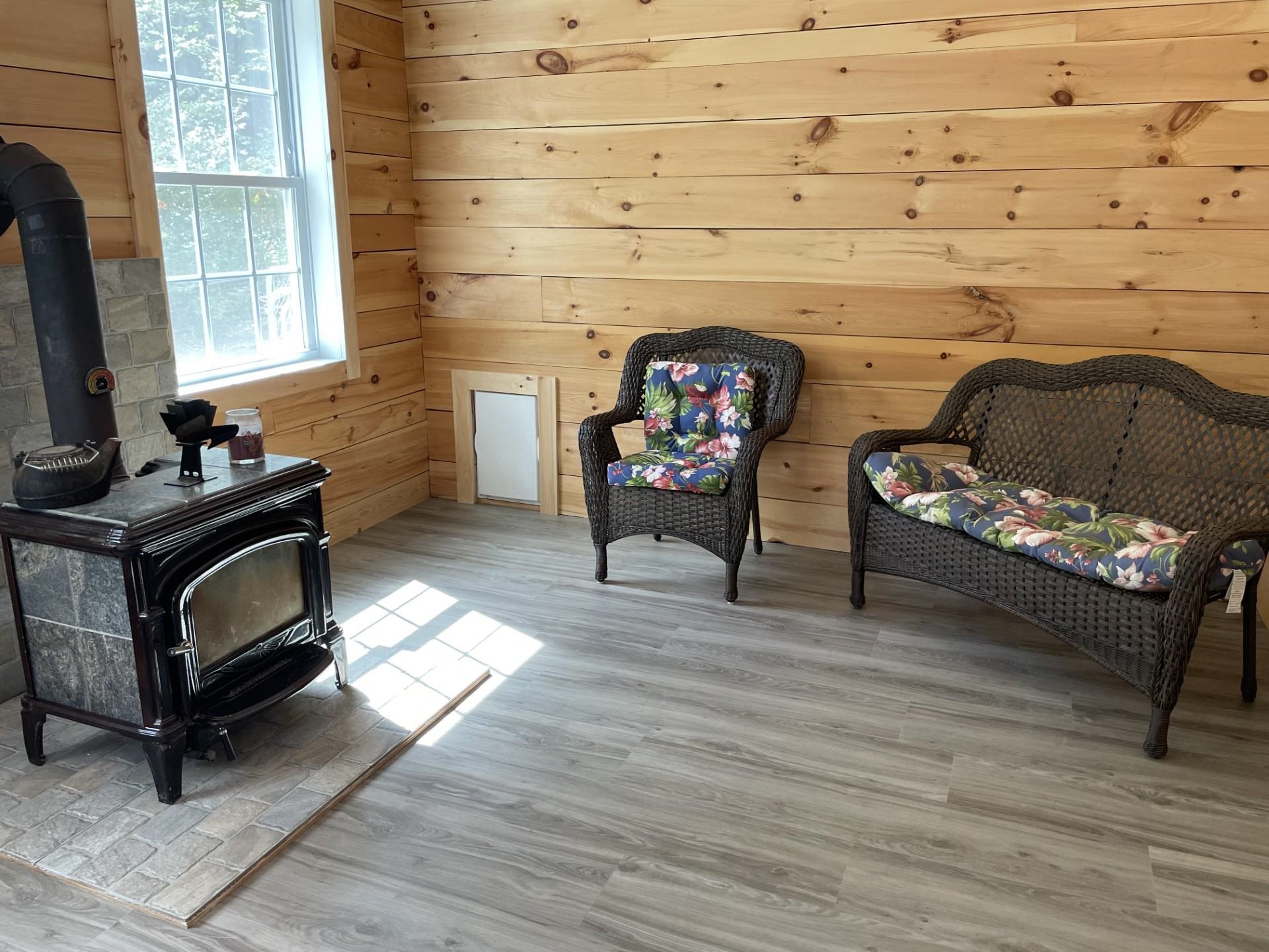 Mudroom with Doggie Door