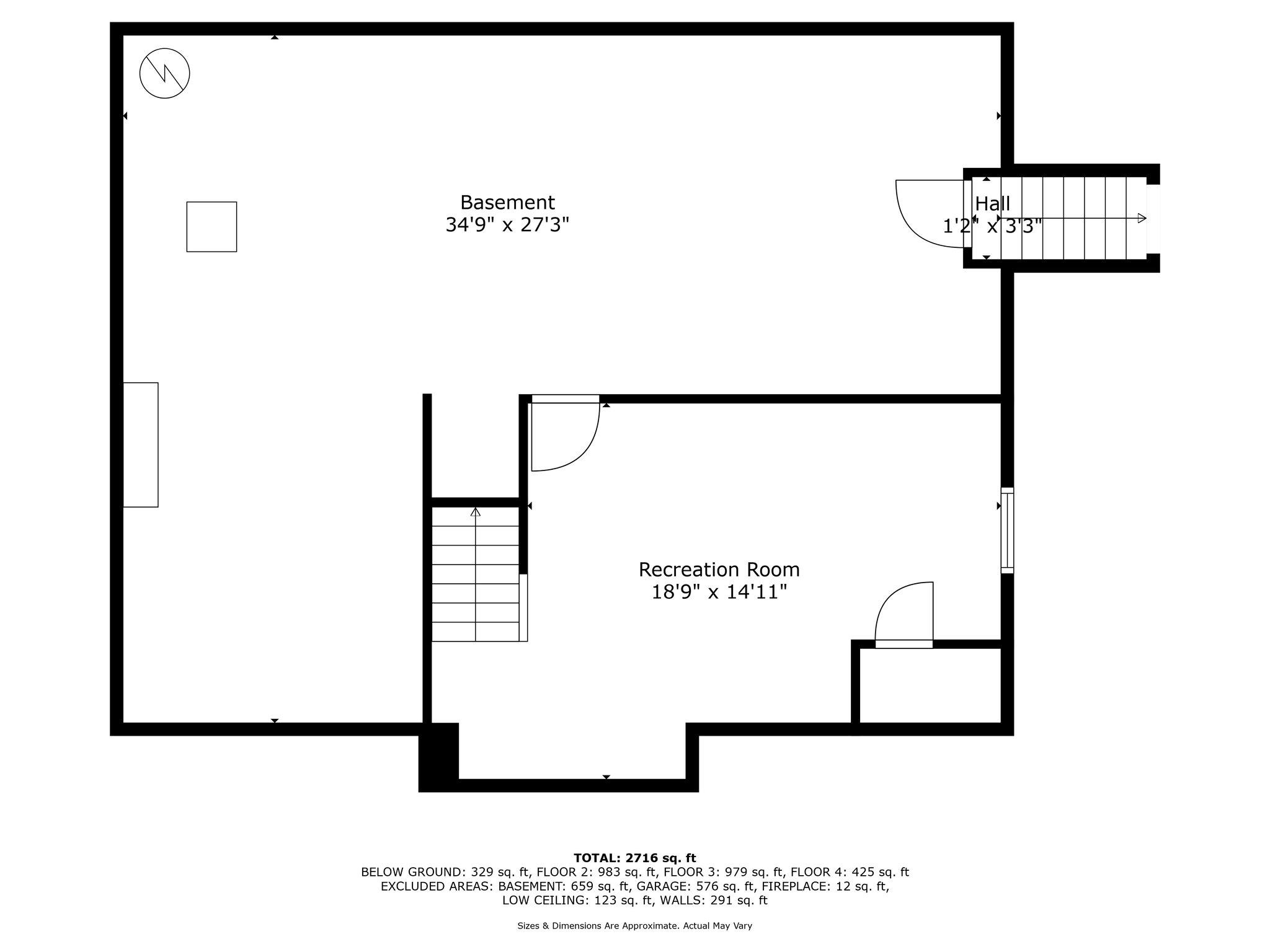 Lower Level Floor Plan 24002978
