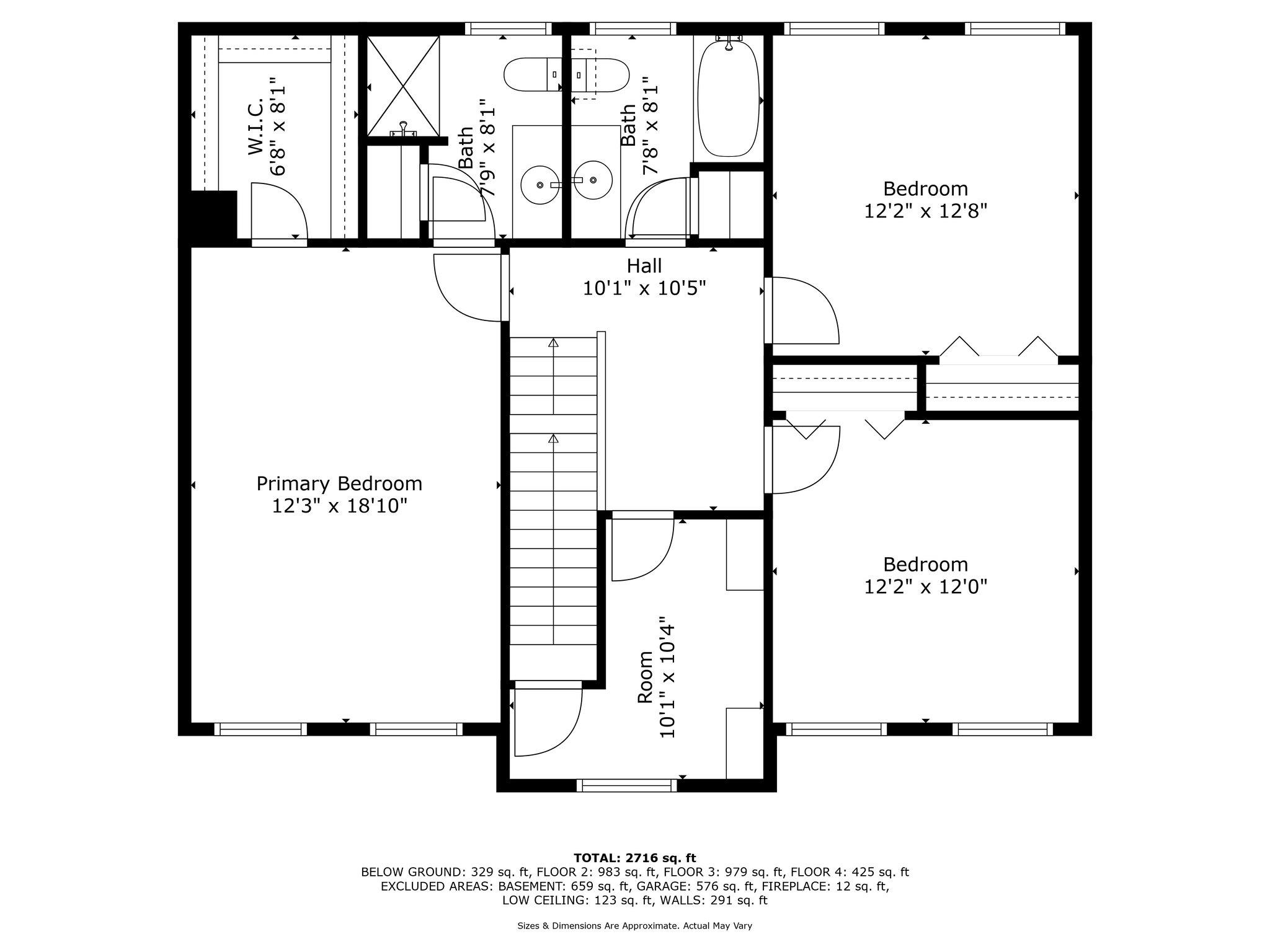 Second Level Floor Plan 24002979