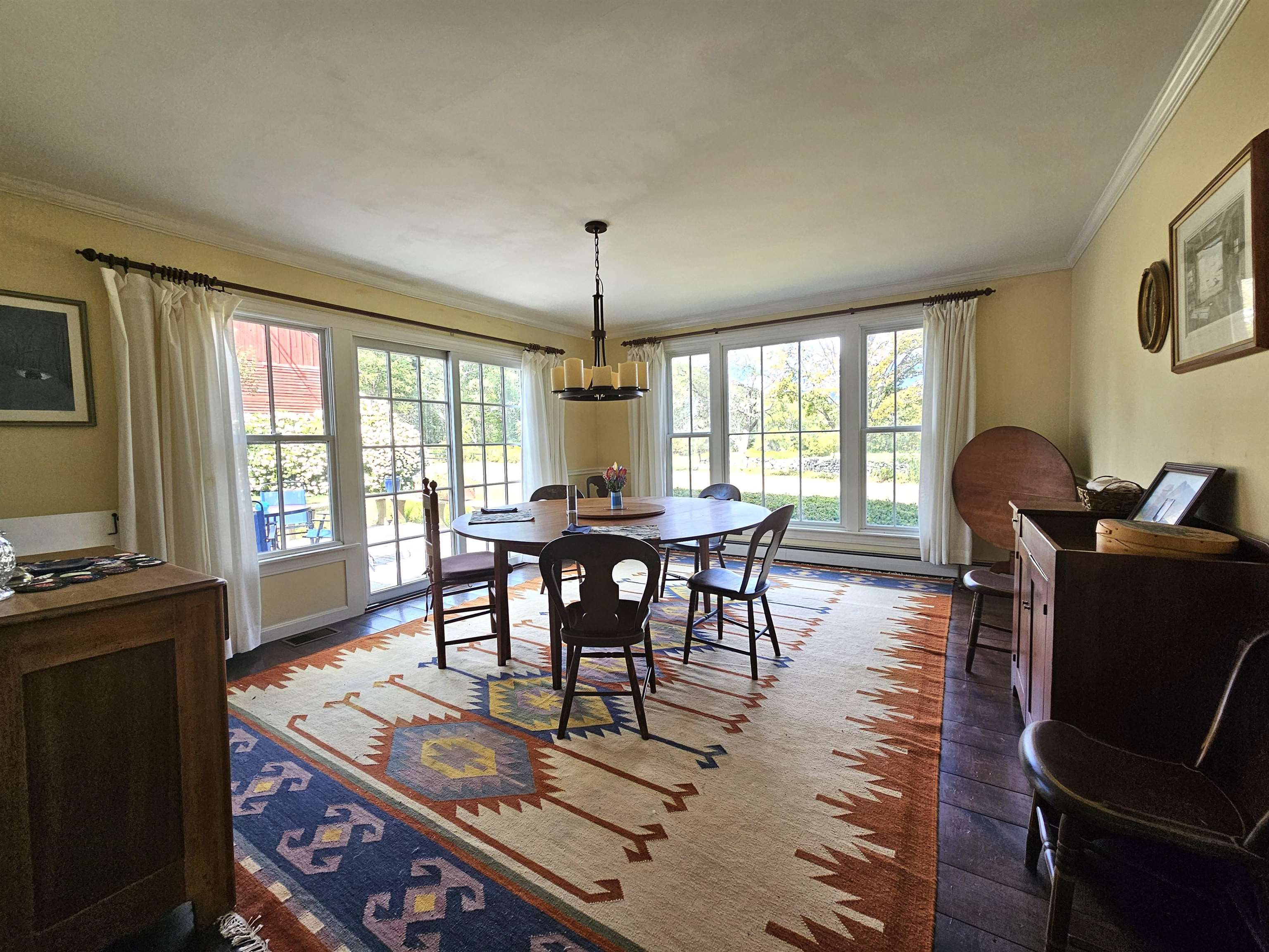Dining room, door to deck