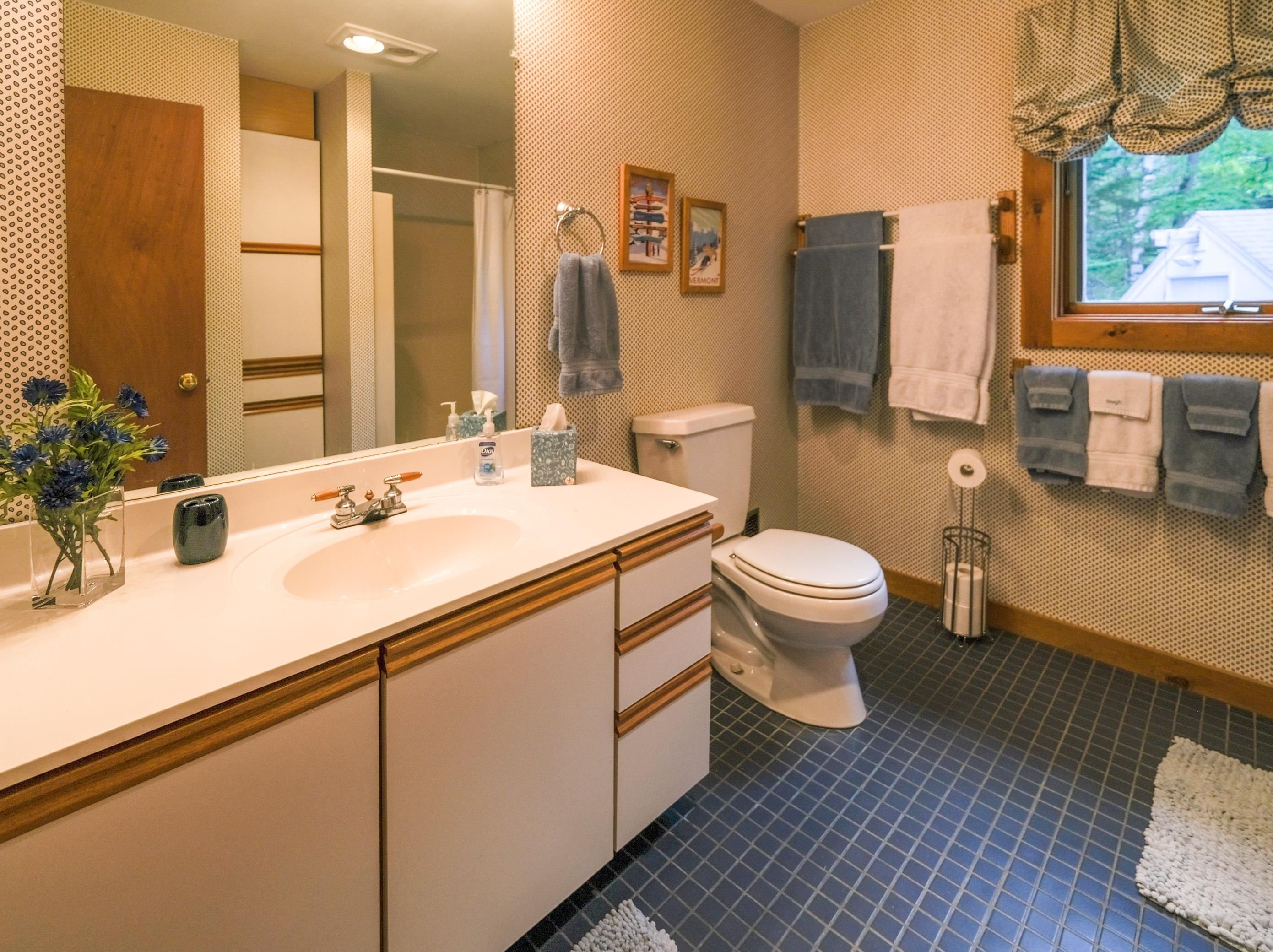 3/4 bathroom on second level