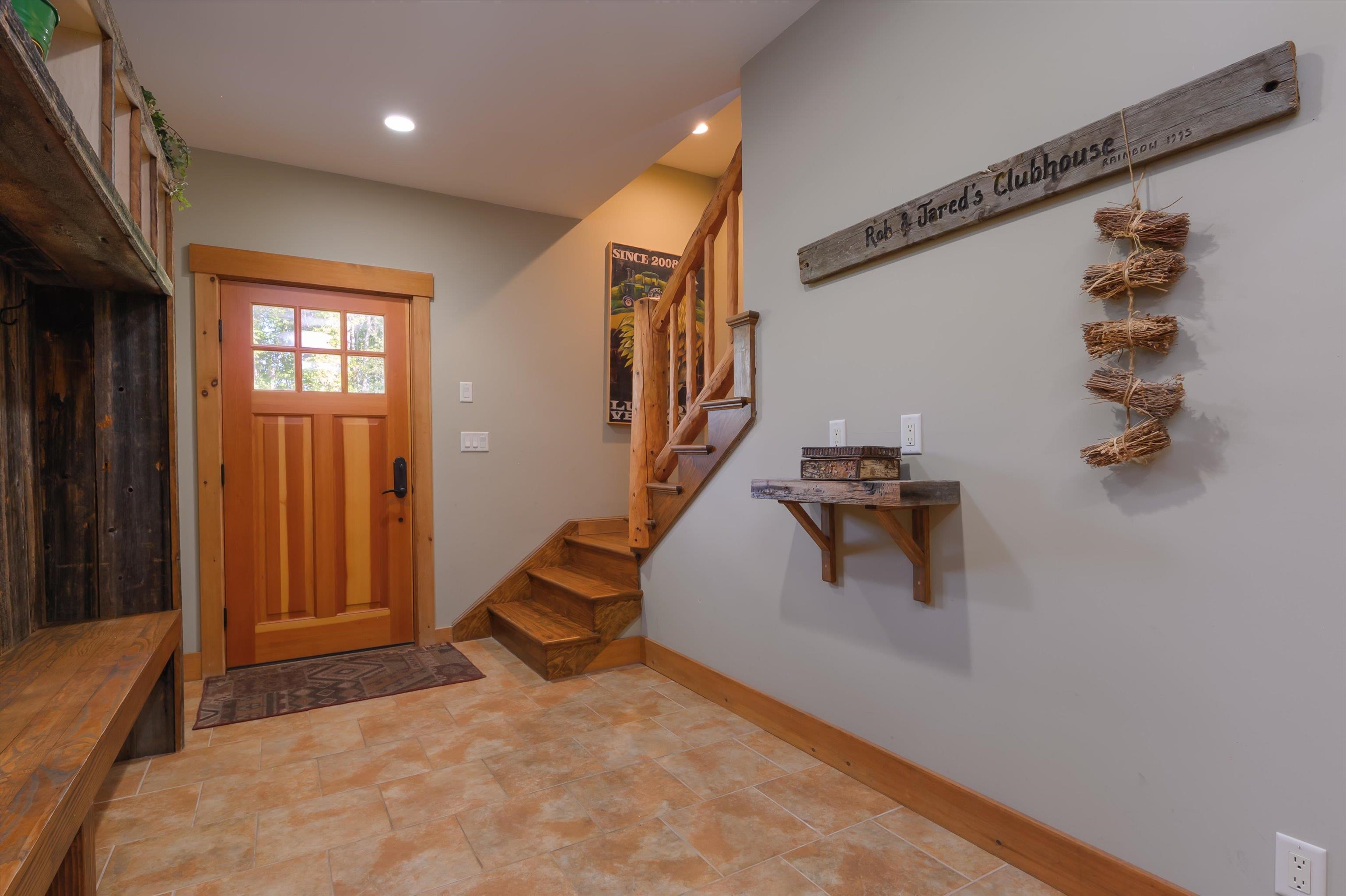 Walk In Lower Level Mudroom