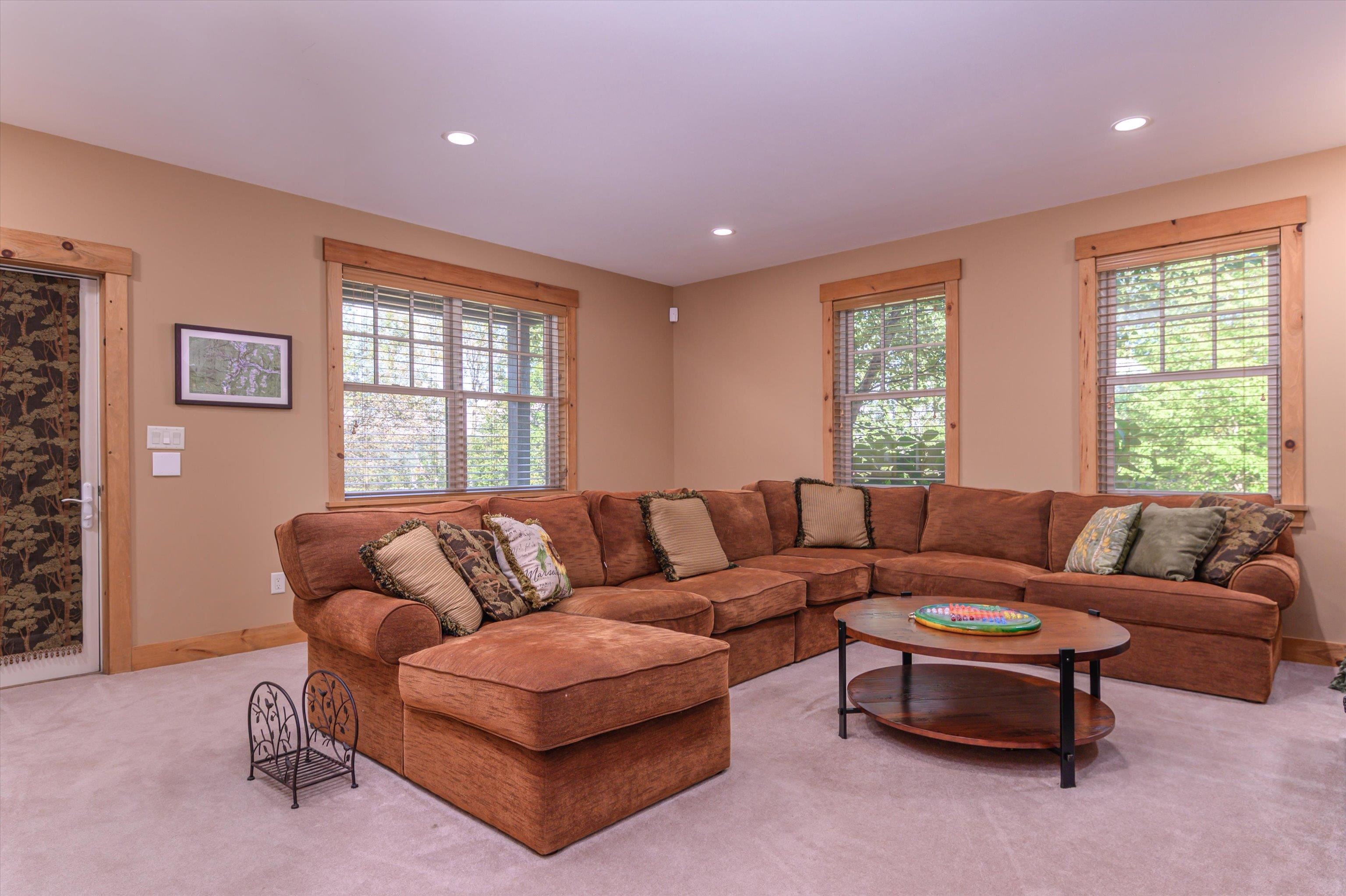 Recreation Room with Walkout