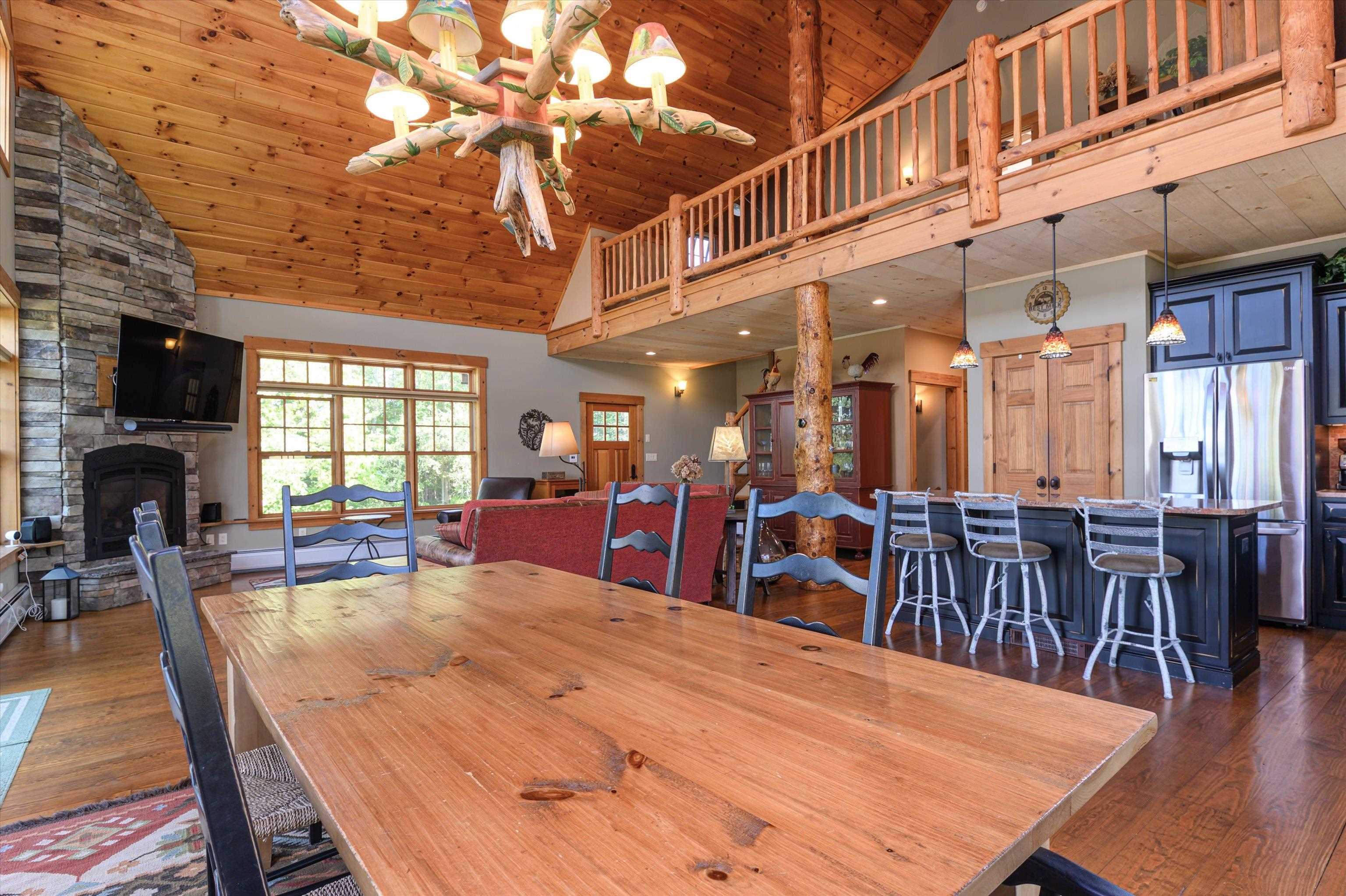 Main Level Open Spaces for Gathering