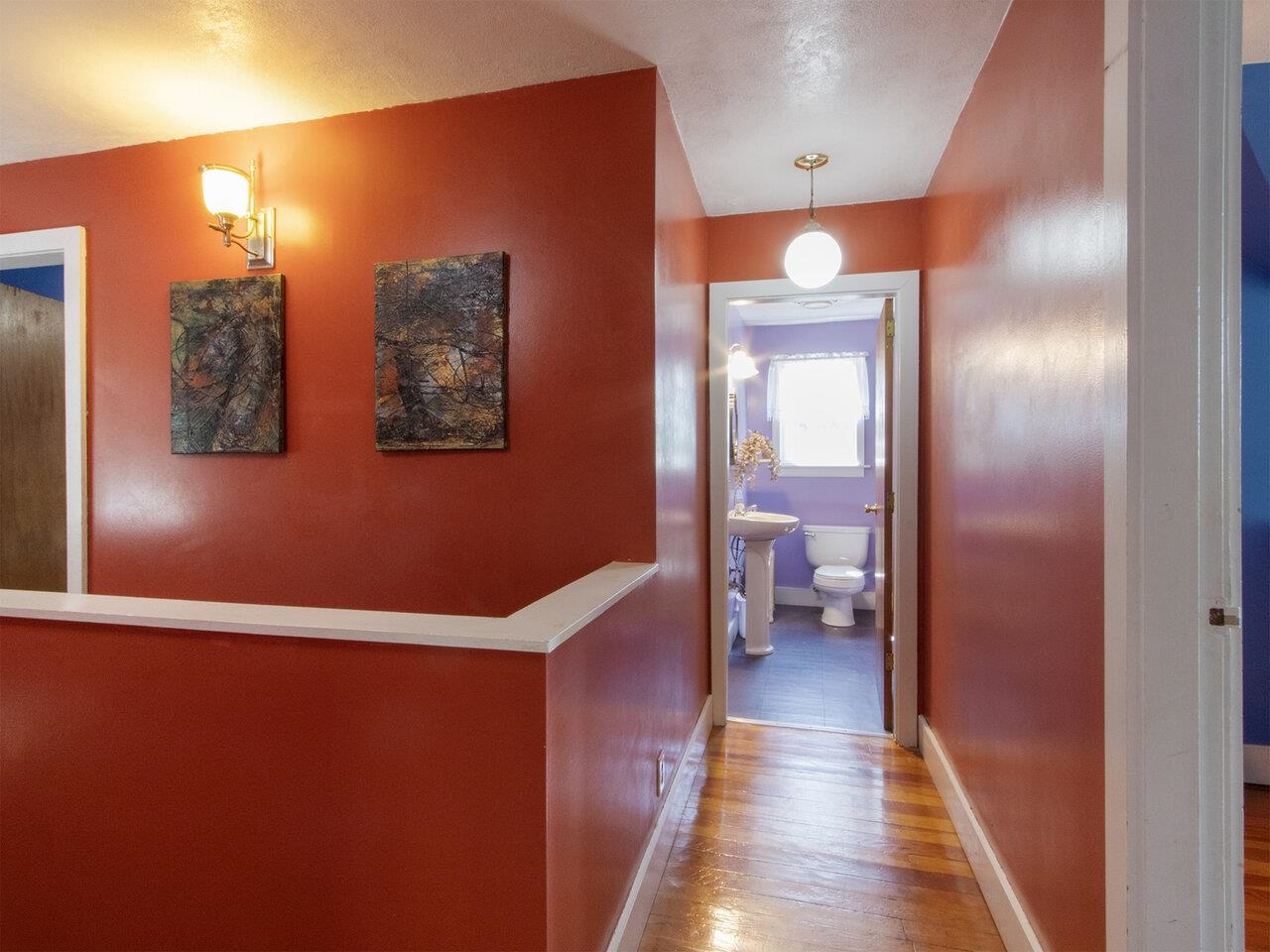 Hall to second floor bath