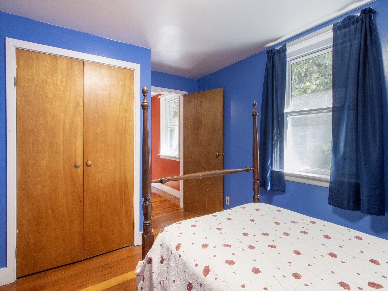 Attic access in closet