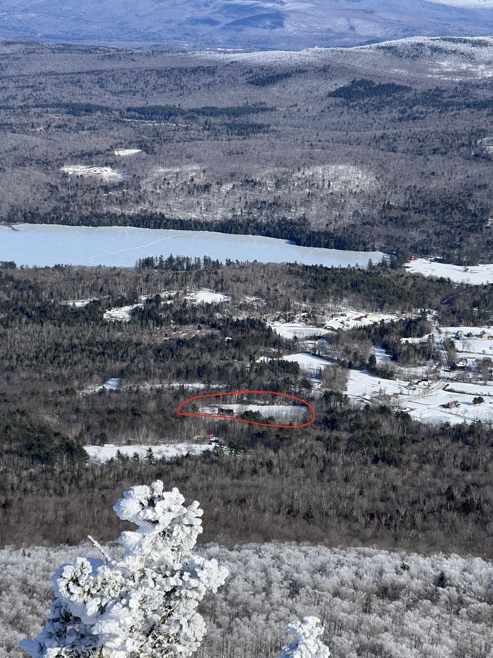 Moutain View of House
