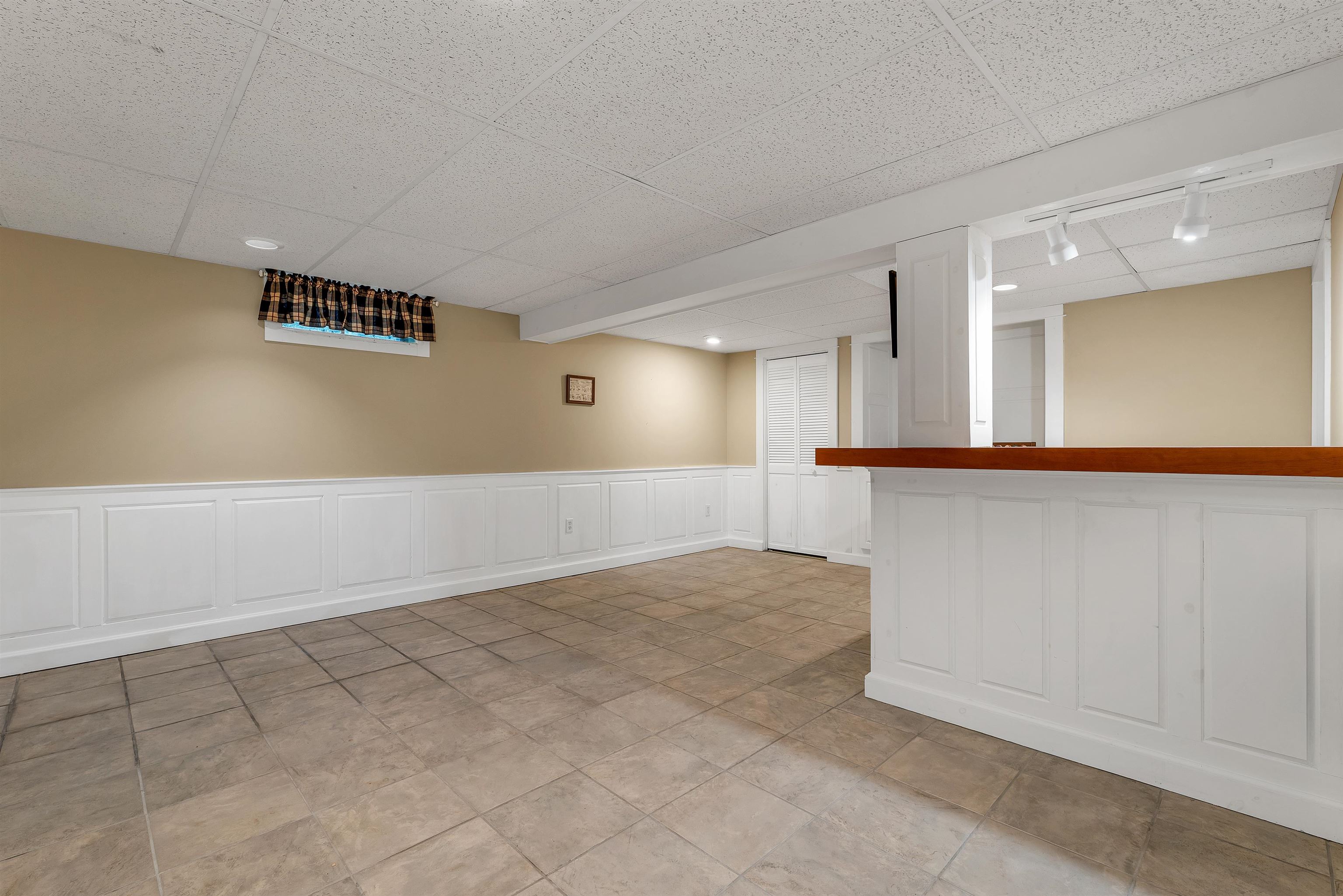Finished basement