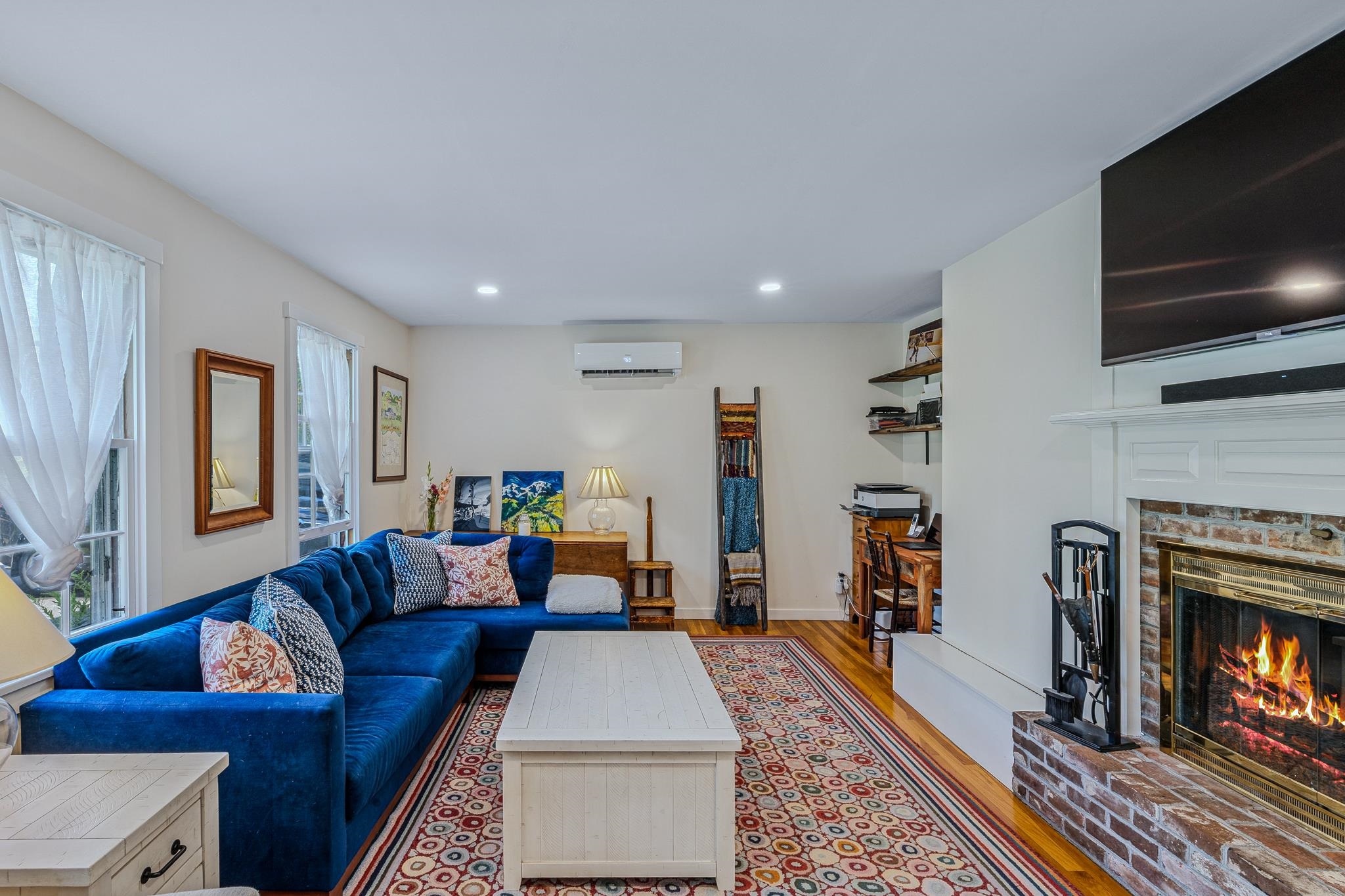 Living Room with Gas Fireplace