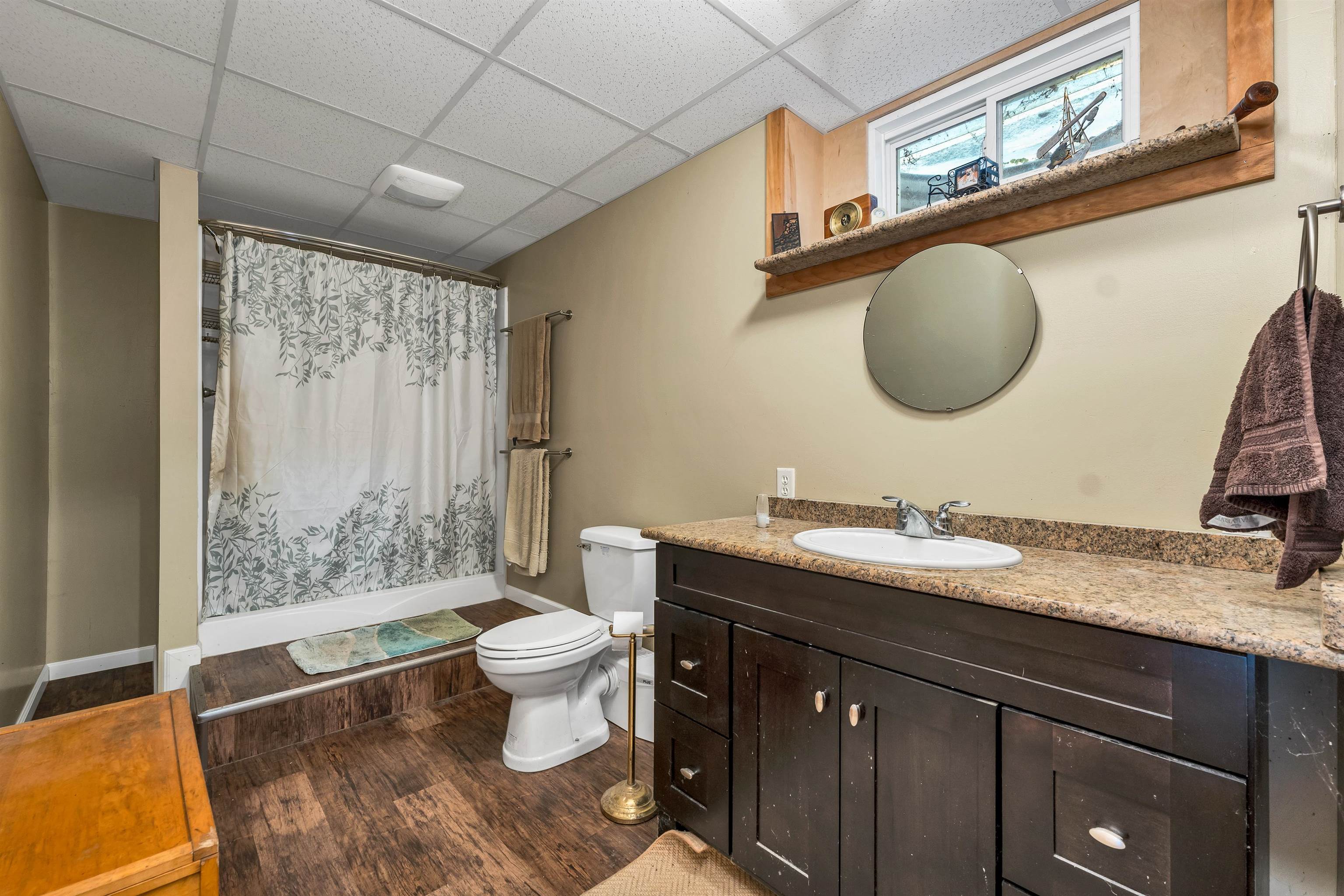 lower level bathroom
