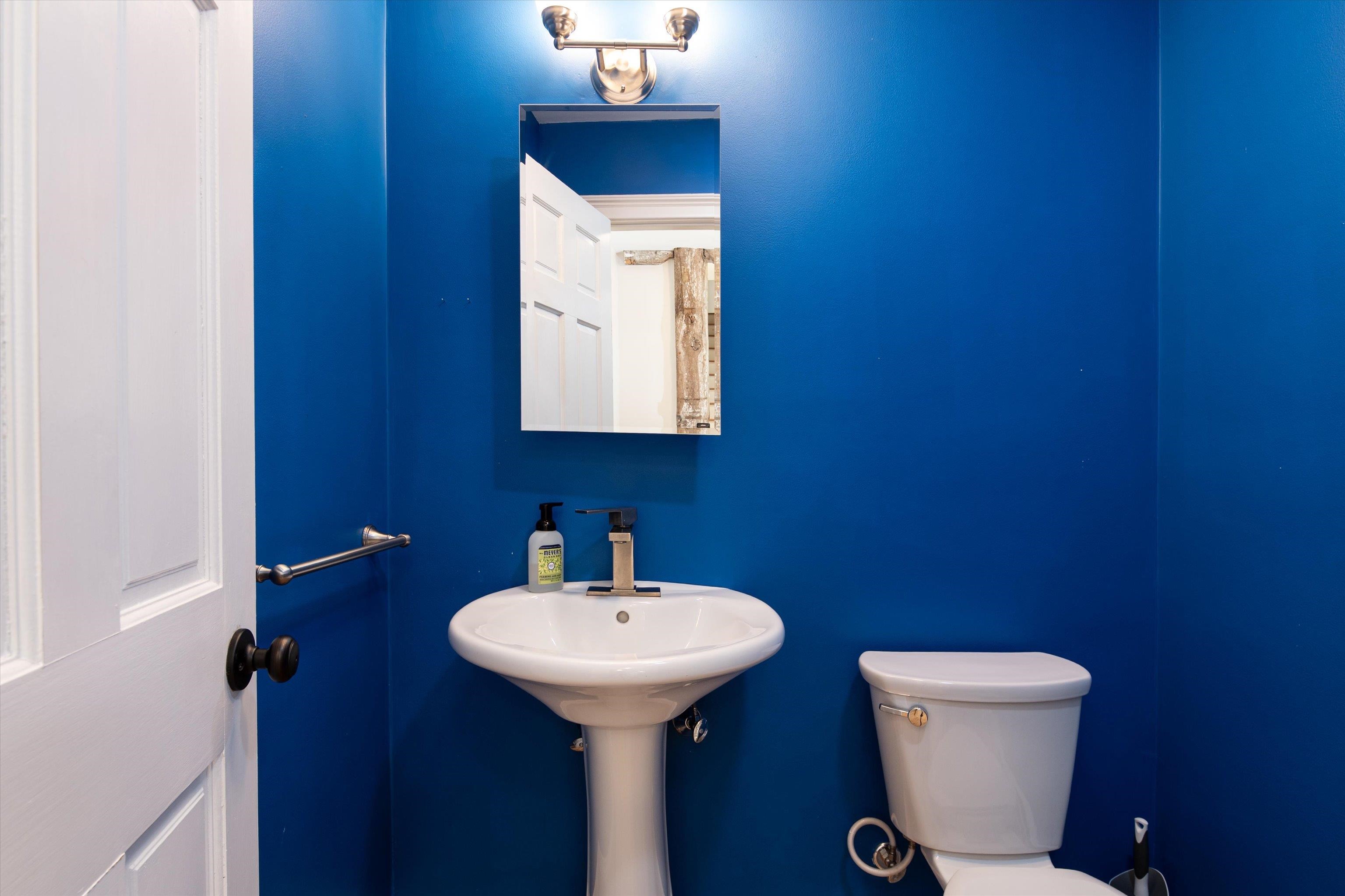 1st floor half bath