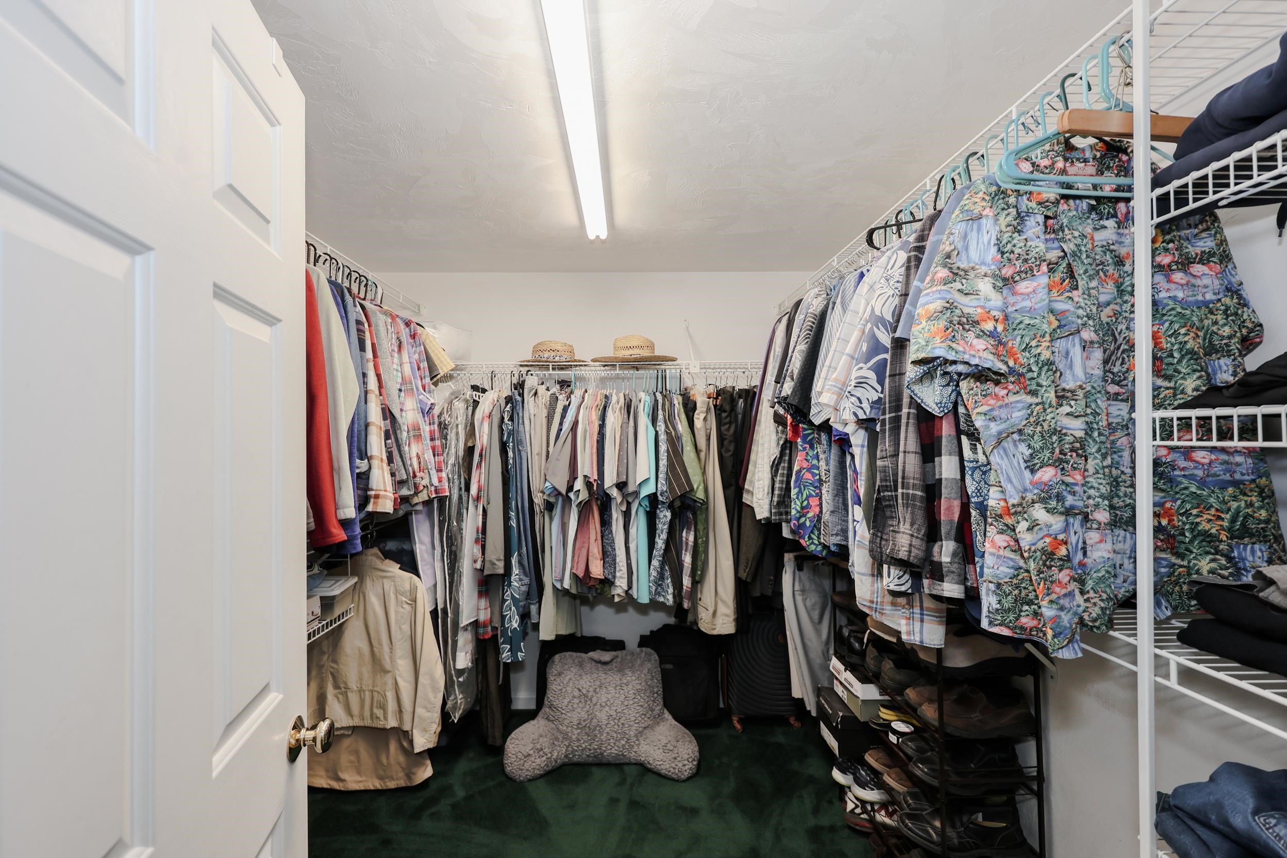 Primary walk-in closet