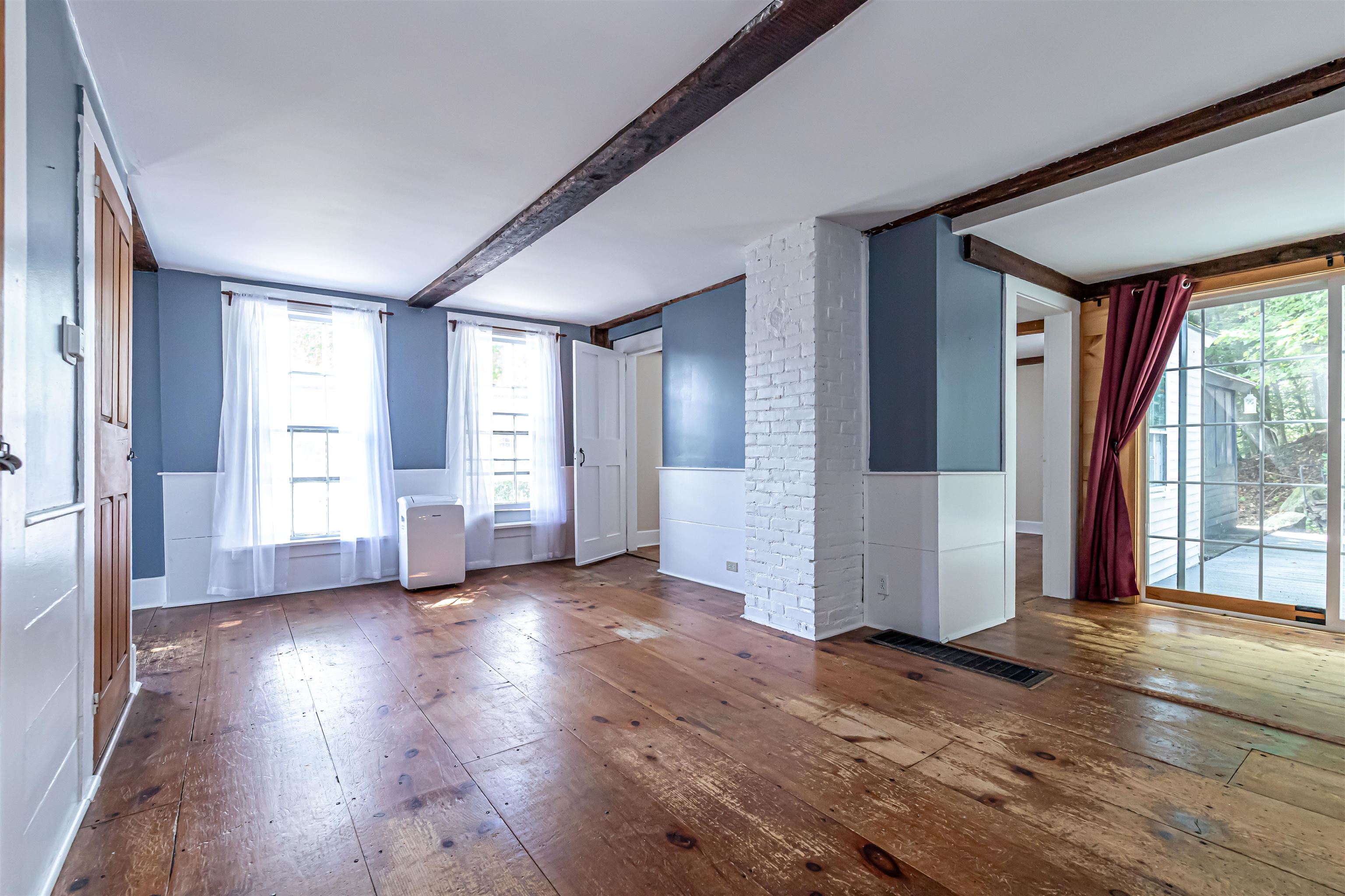 The front parlor~ A large room with Tall windows