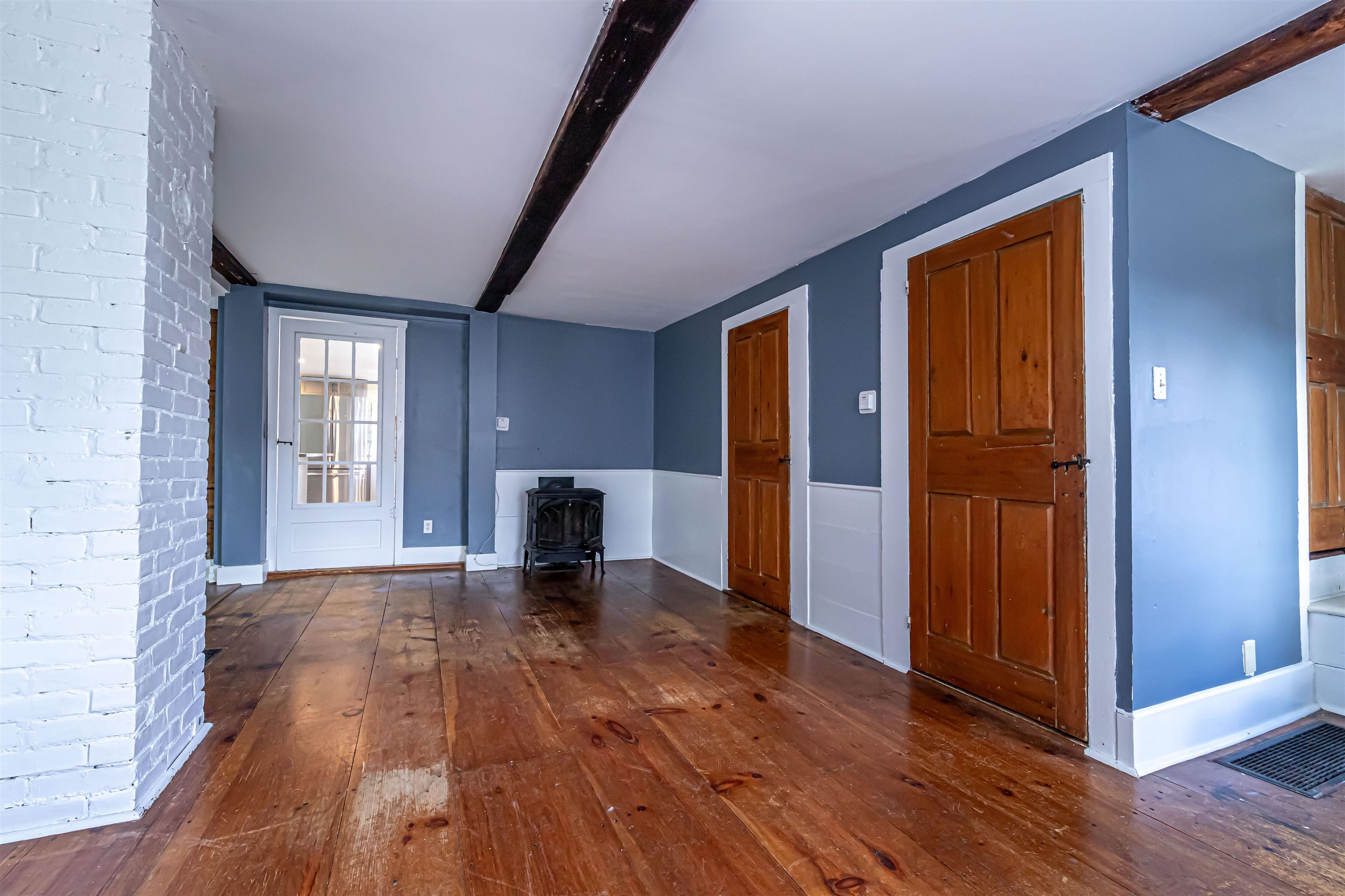 A Full bathroom and the Cellar access door