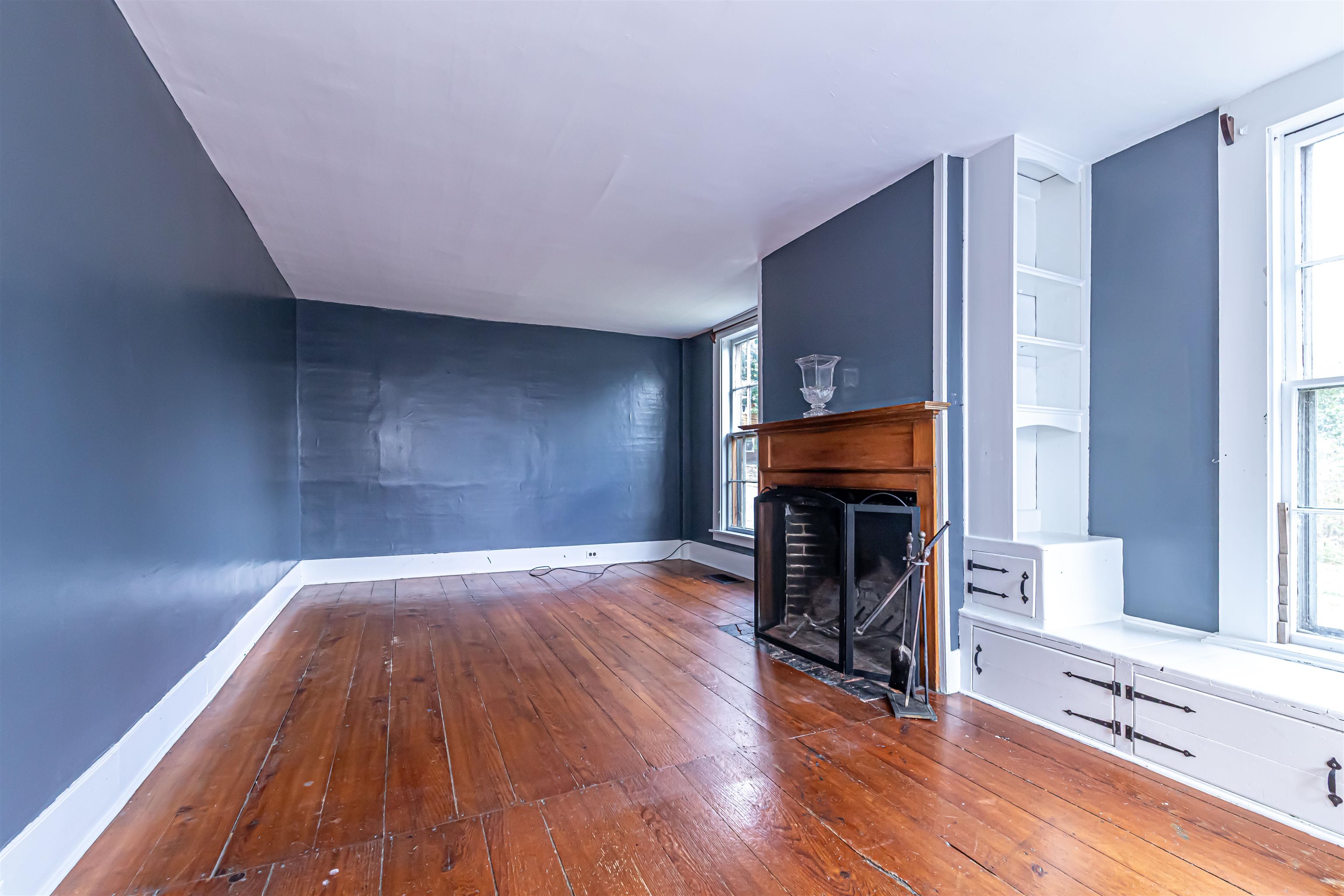 Just off the Front Parlor is the fireplaced Living room