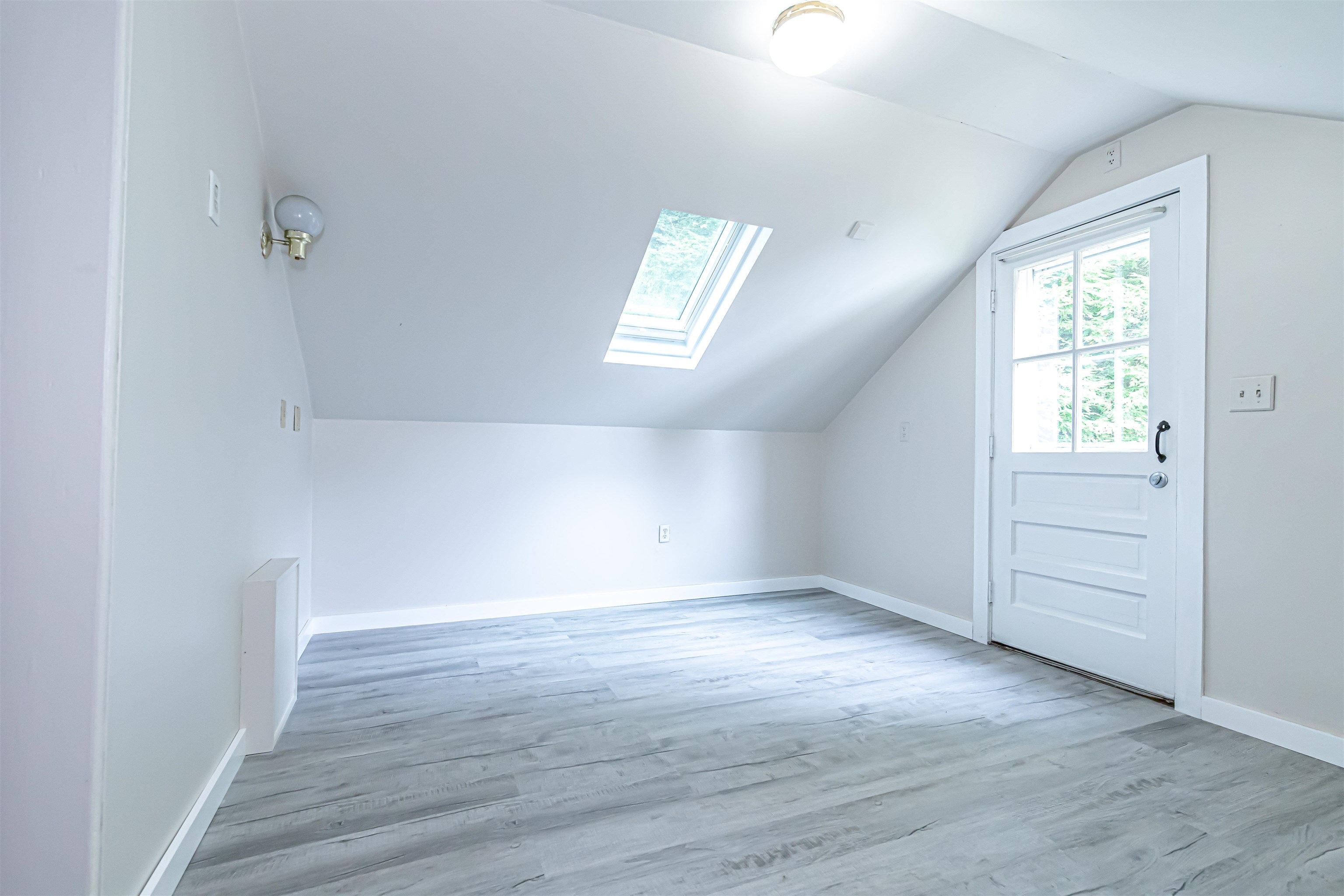 Lots of Light from windows and skylight