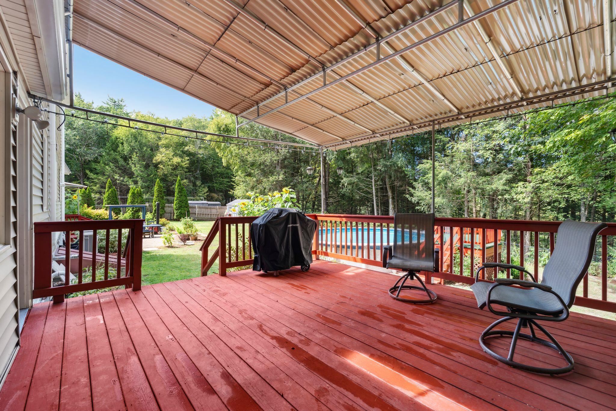 Covered Deck!