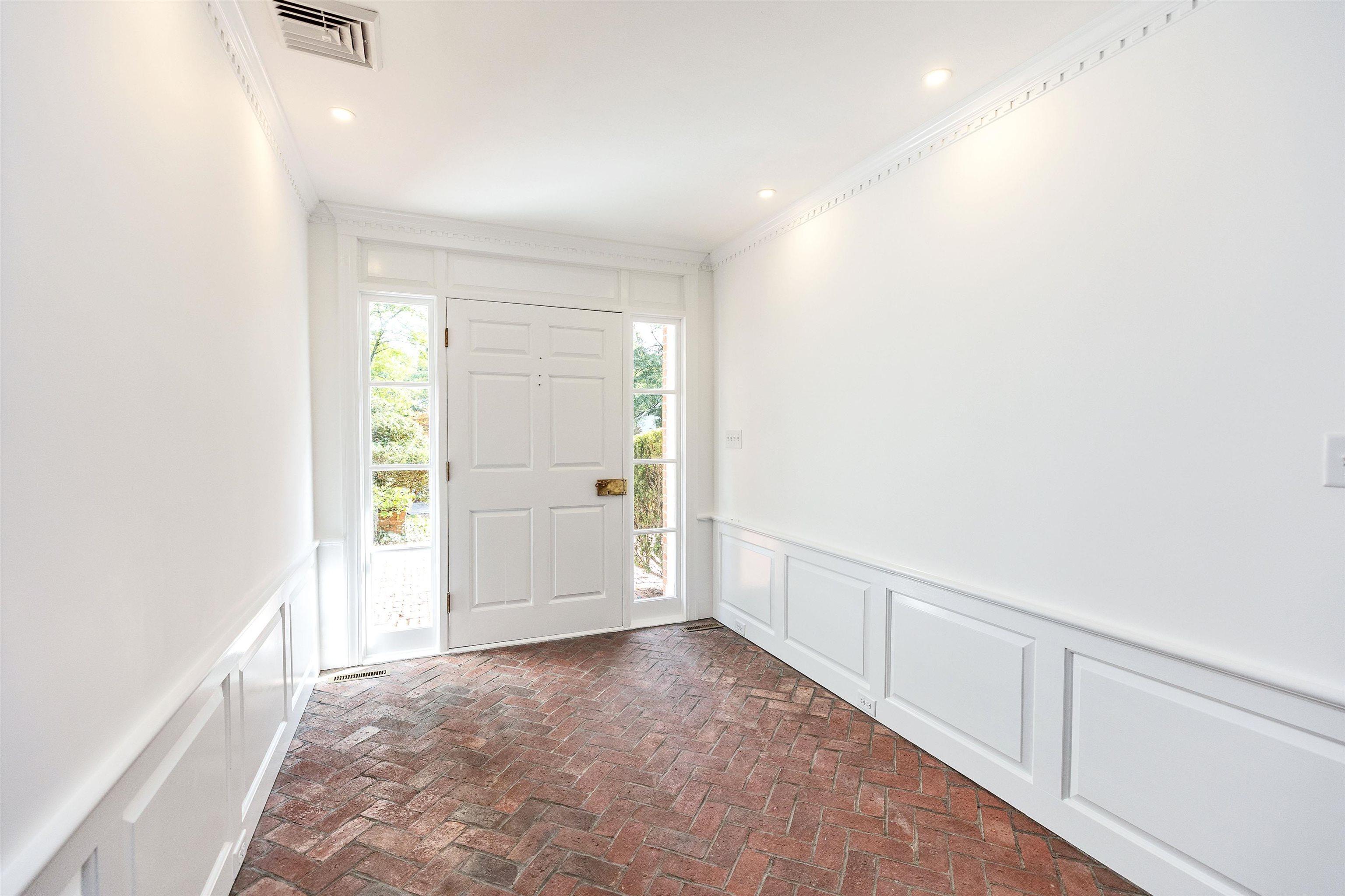 Foyer with Brick flooring 24060820