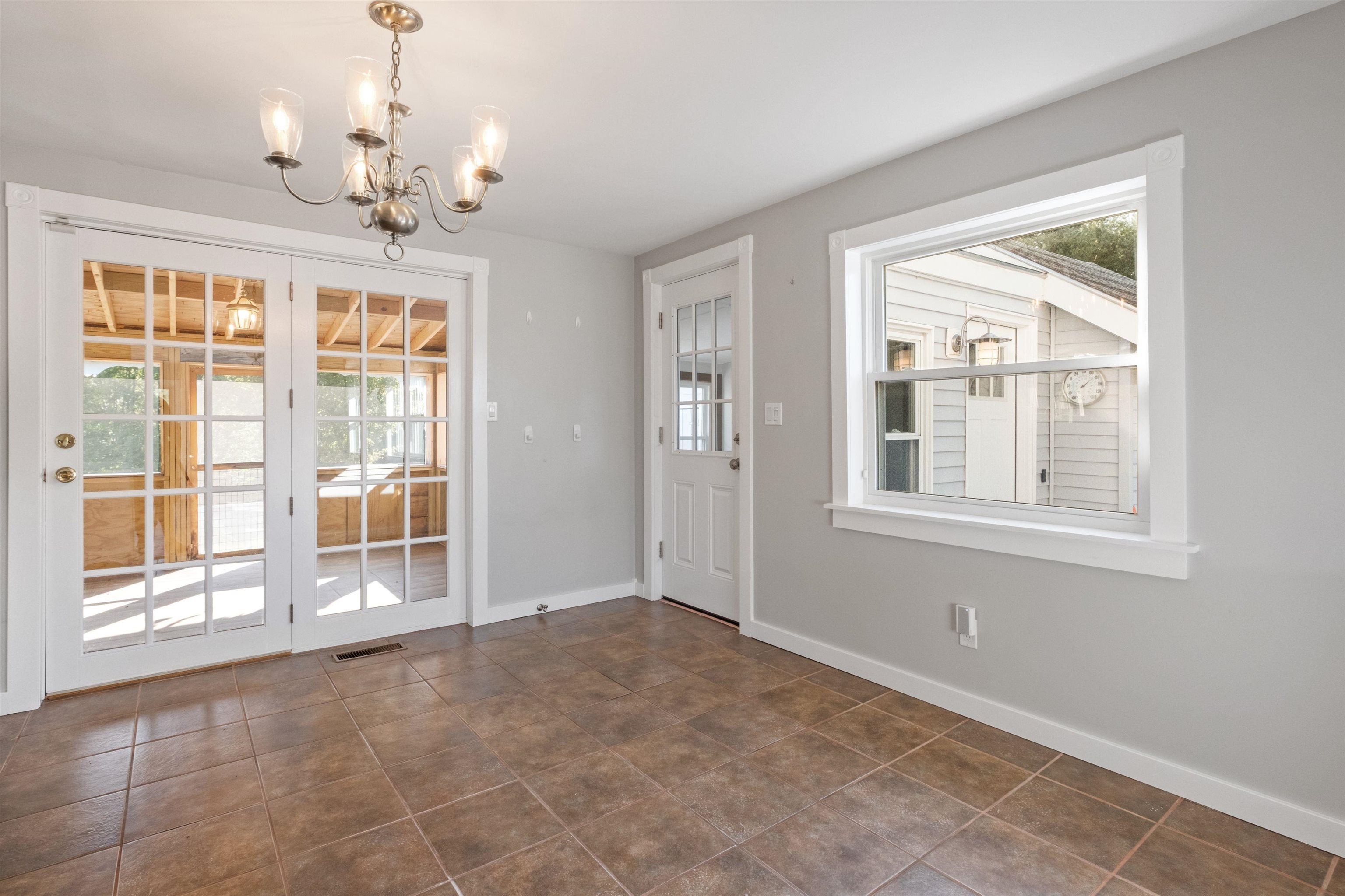 Dining Area facing screen in porch
