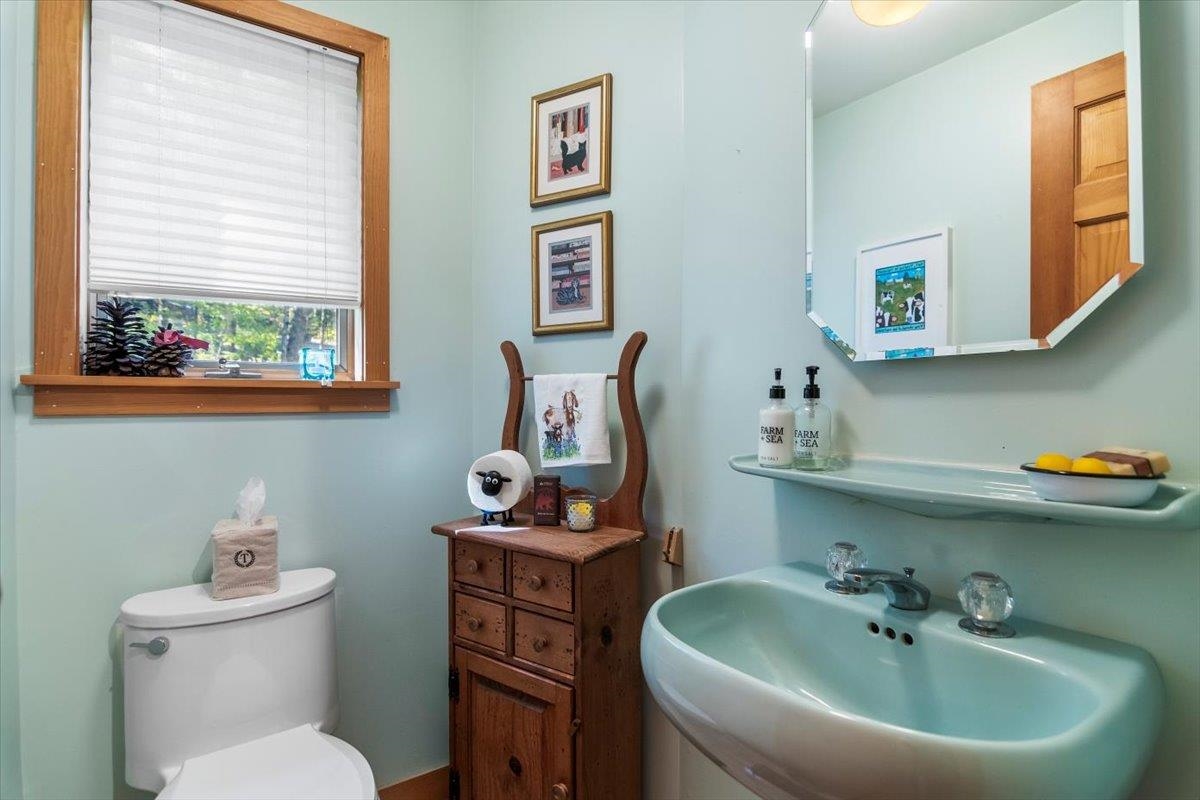 powder room on main floor