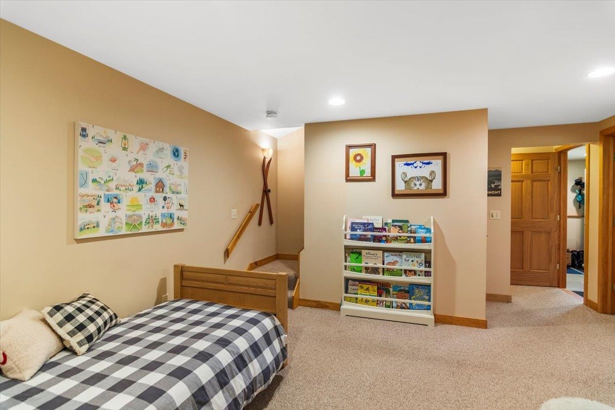 secondary living room space, downstairs