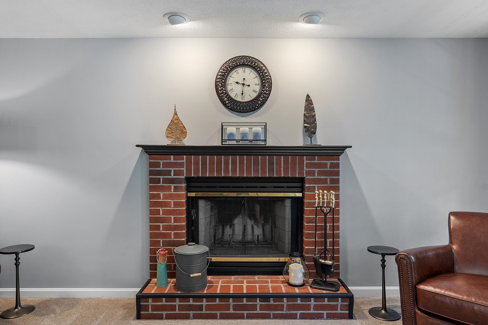 Living Room with Fireplace